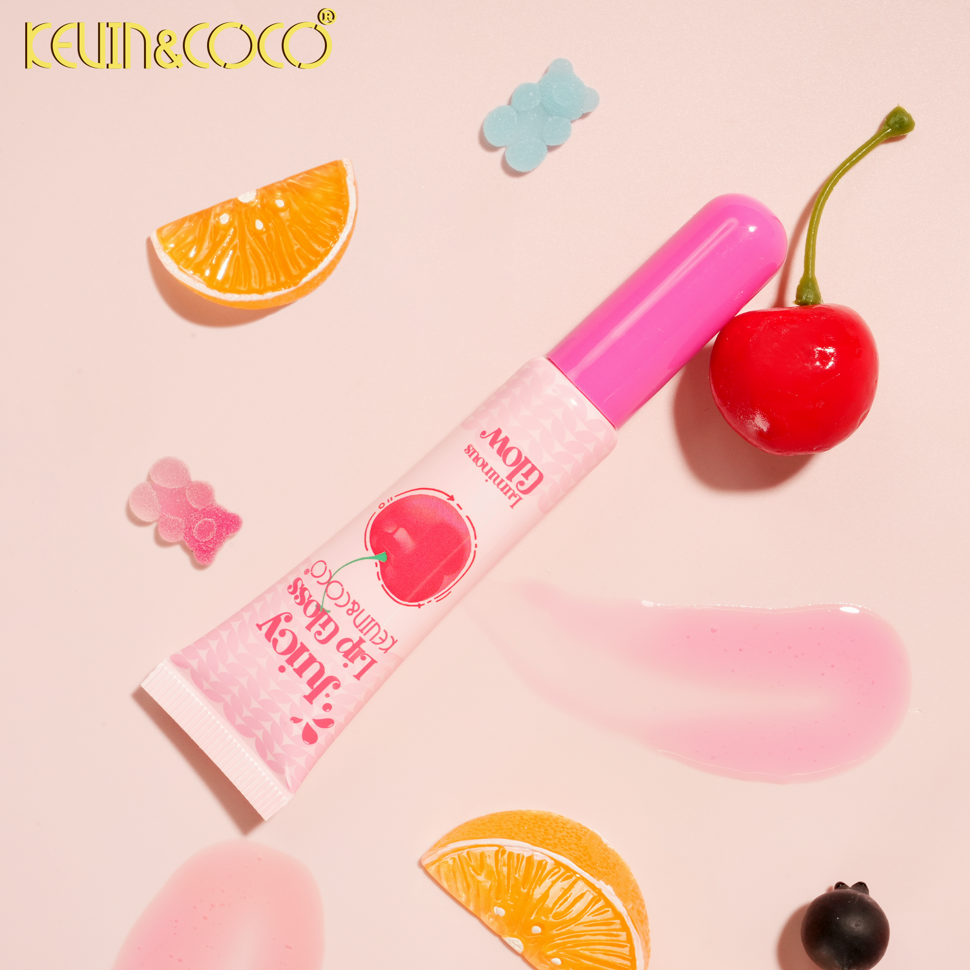 Glow & Juice Fruit-Infused Lip Gloss-36PCS(KC1285)