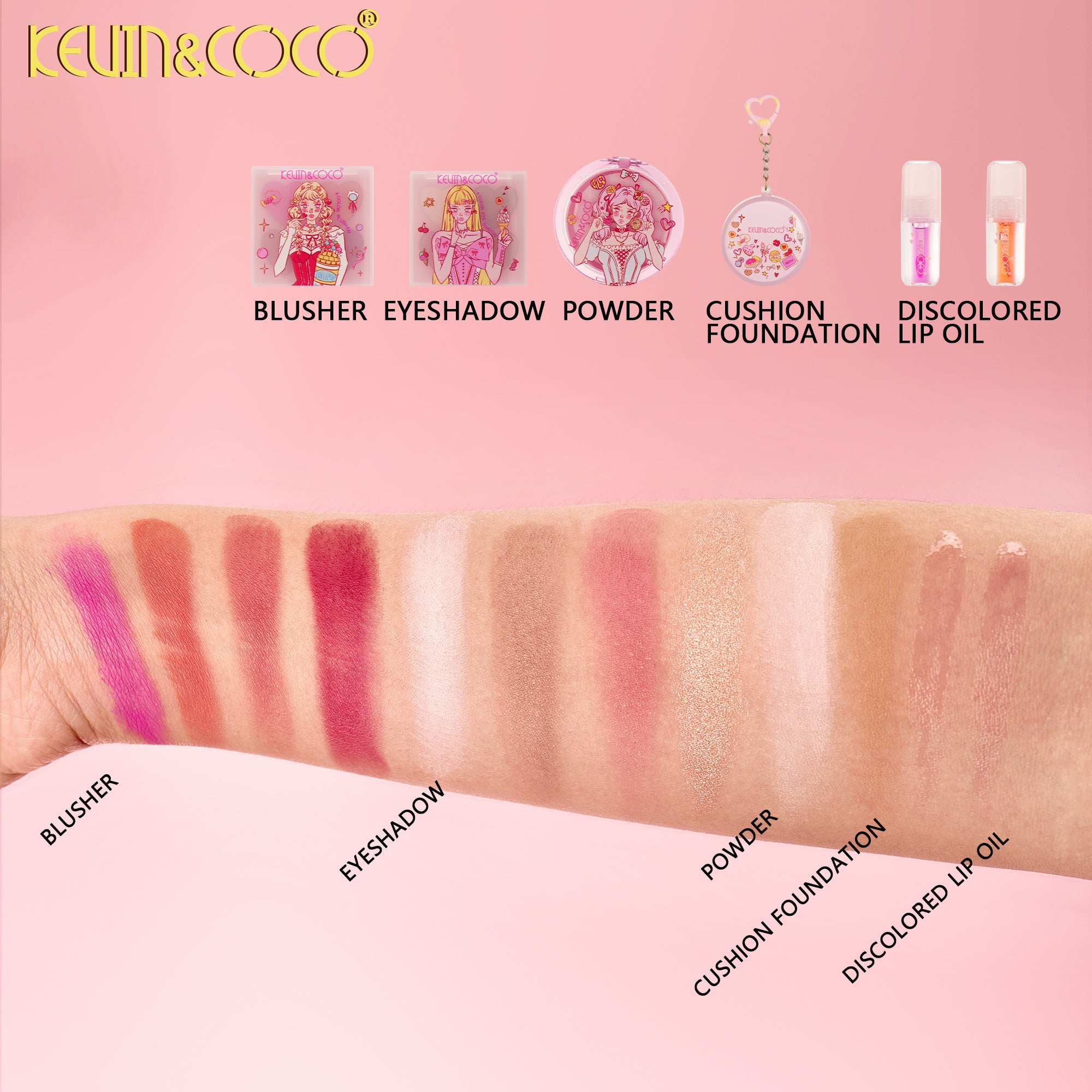 Lollipop Girl Makeup Set-6PCS(KC1257)