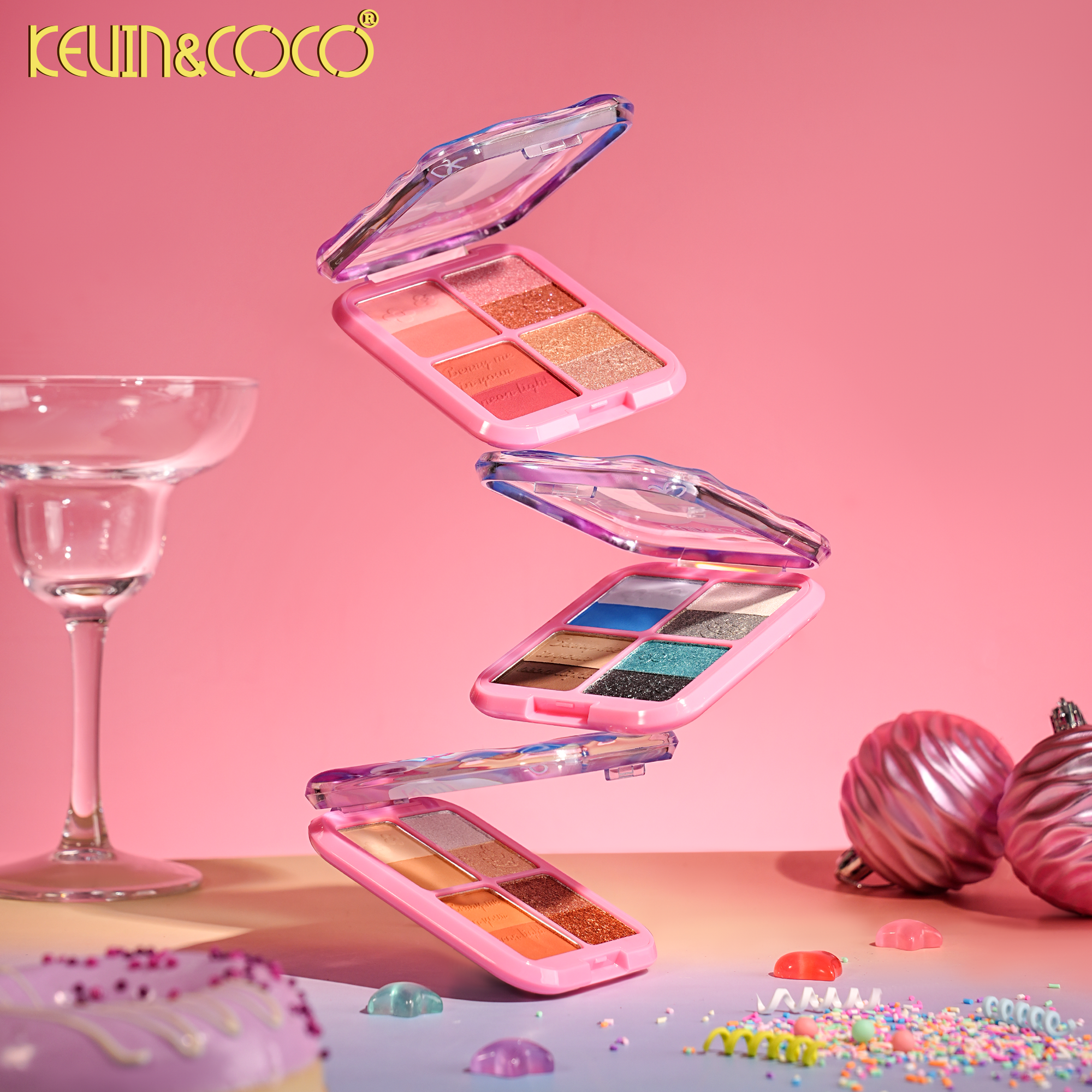 Neon Fantasy 8-Color Eyeshadow Palette-24PCS(KC1239)