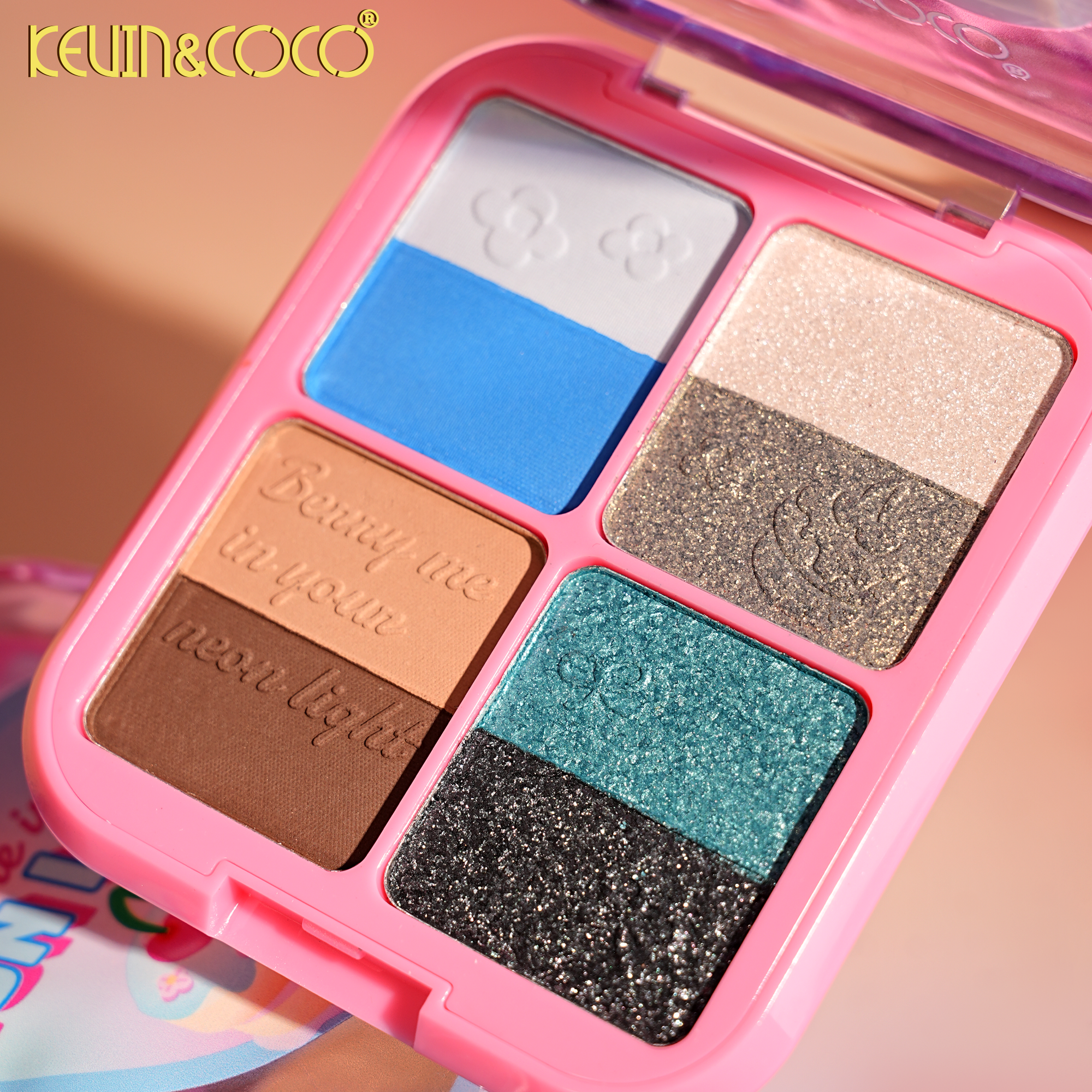 Neon Fantasy 8-Color Eyeshadow Palette-24PCS(KC1239)
