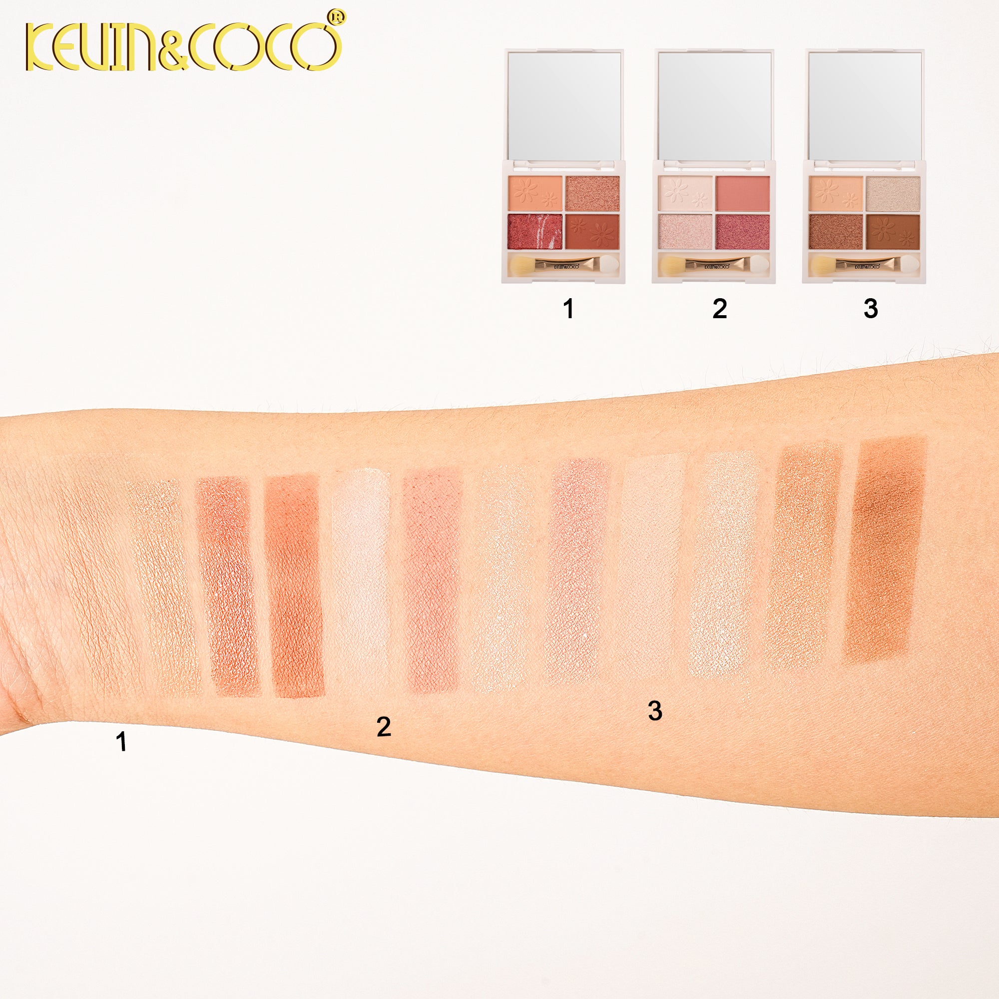 Daisy Riddle Quad Eyeshadow Palette-24PCS (KC1352)