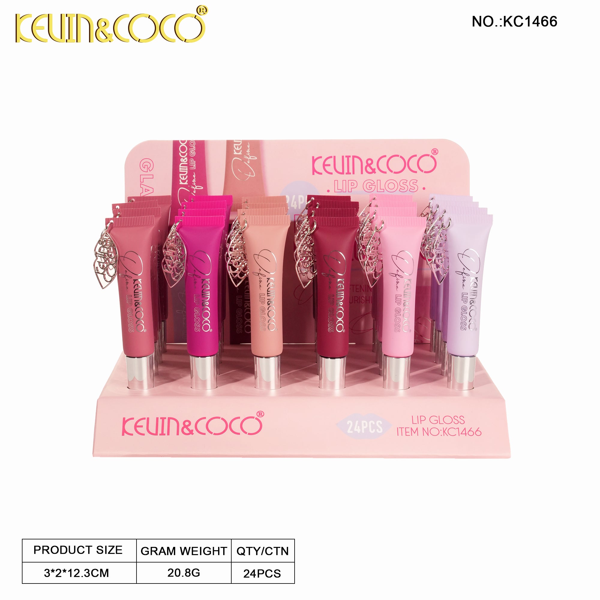 Haze Tinted Lip Gloss-24PCS(KC1466)