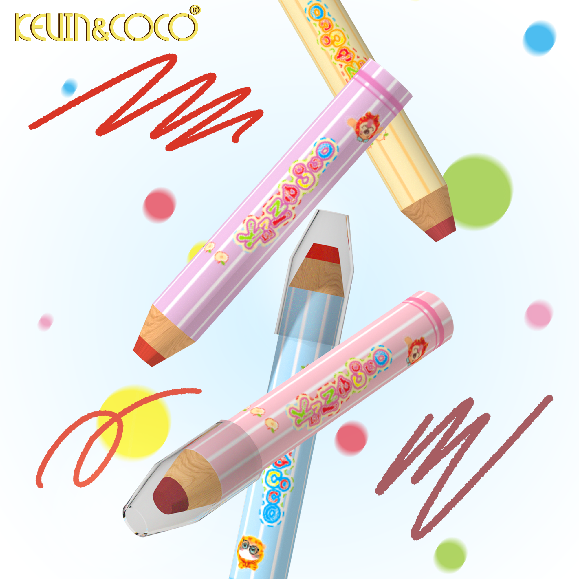 Lip & Cheek Multi-Stick-24PCS(KC1682)