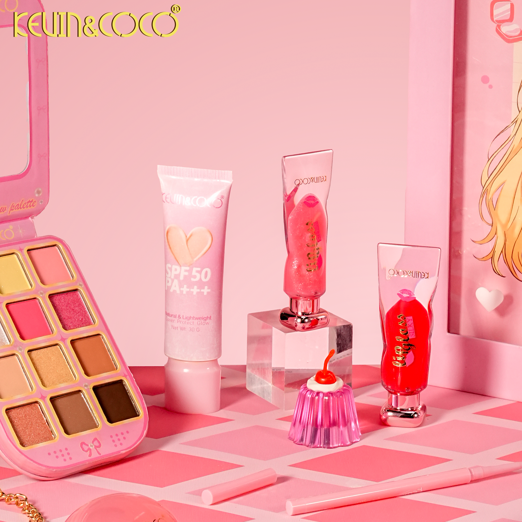Phone-Shaped Makeup Gift Set -6PCS(KC1560)