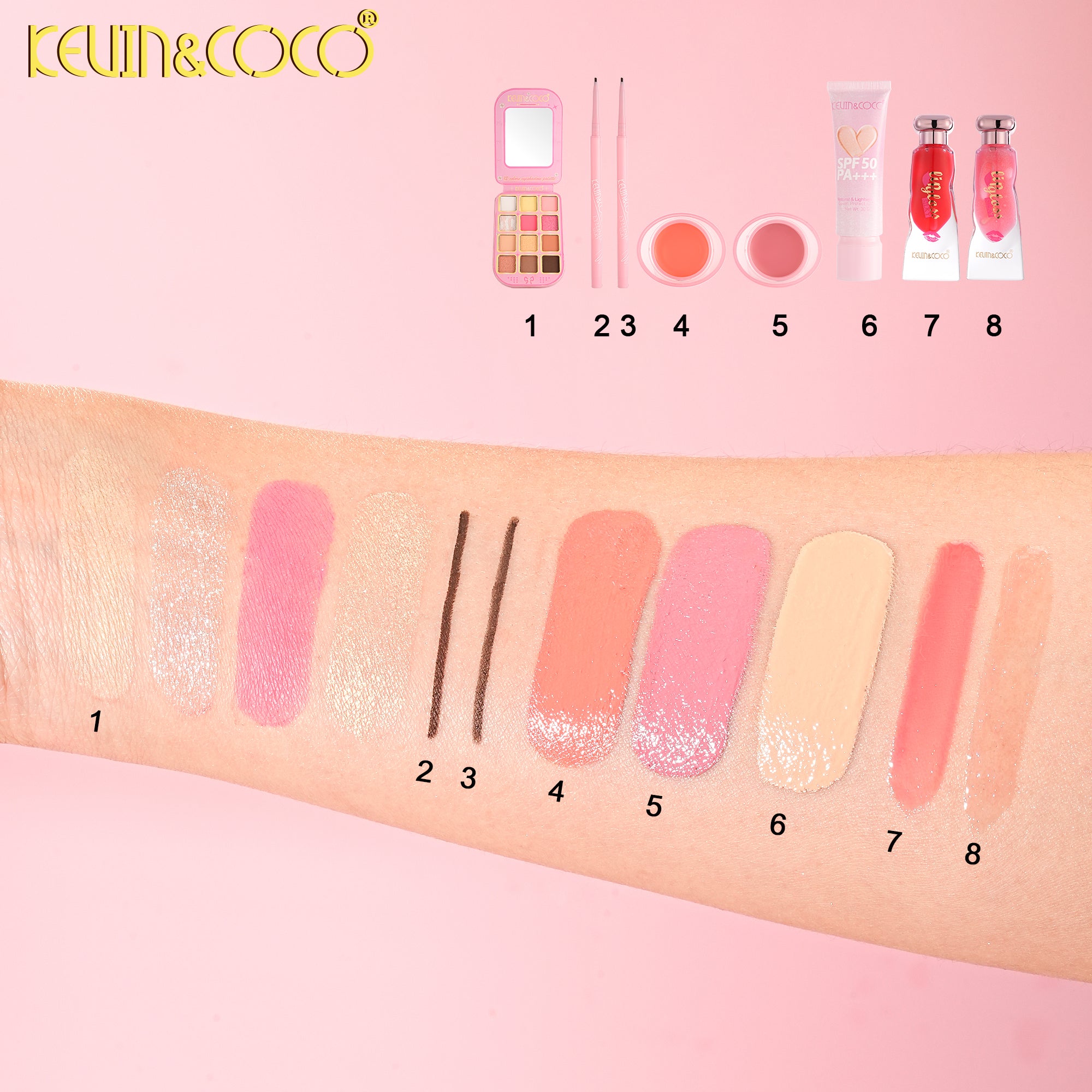 Phone-Shaped Makeup Gift Set -6PCS(KC1560)