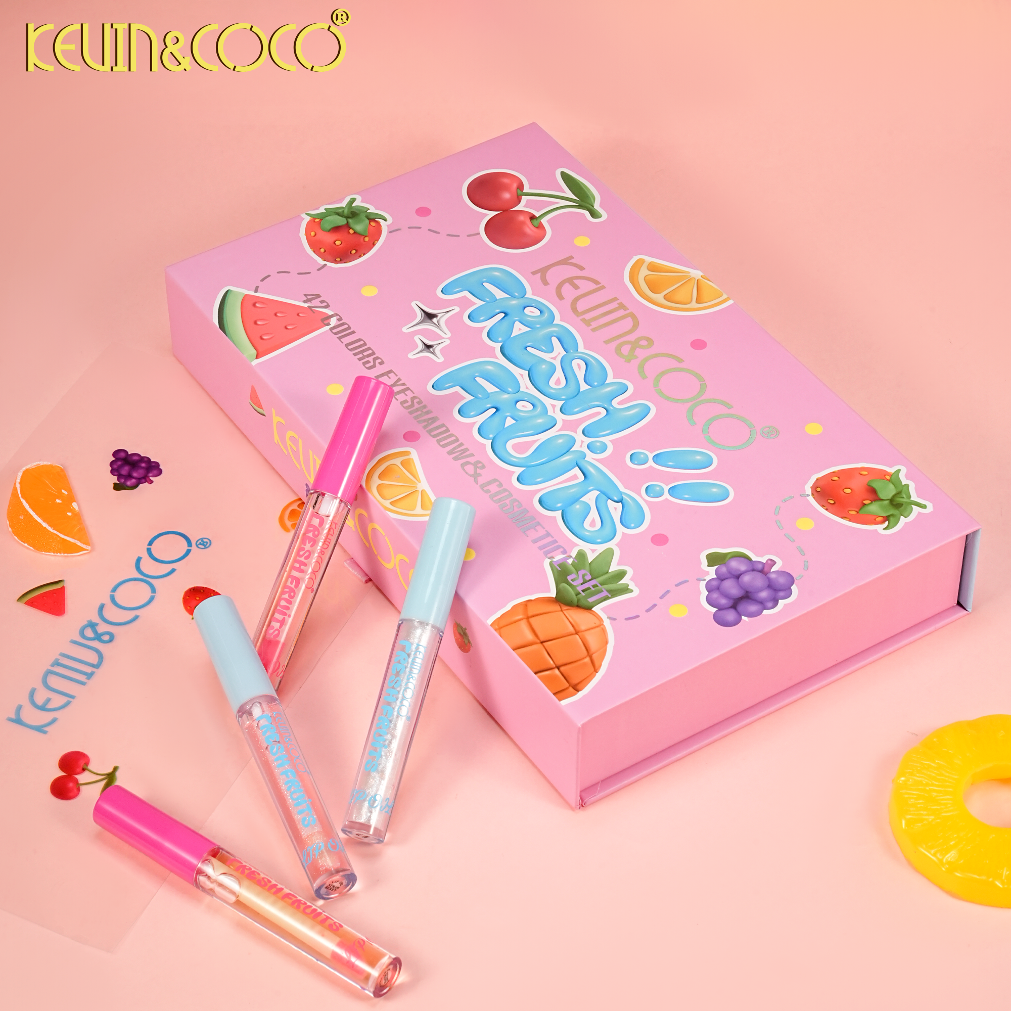 Sweet Orchard Eyeshadow & Lip Gloss Set-6PCS(KC1485)