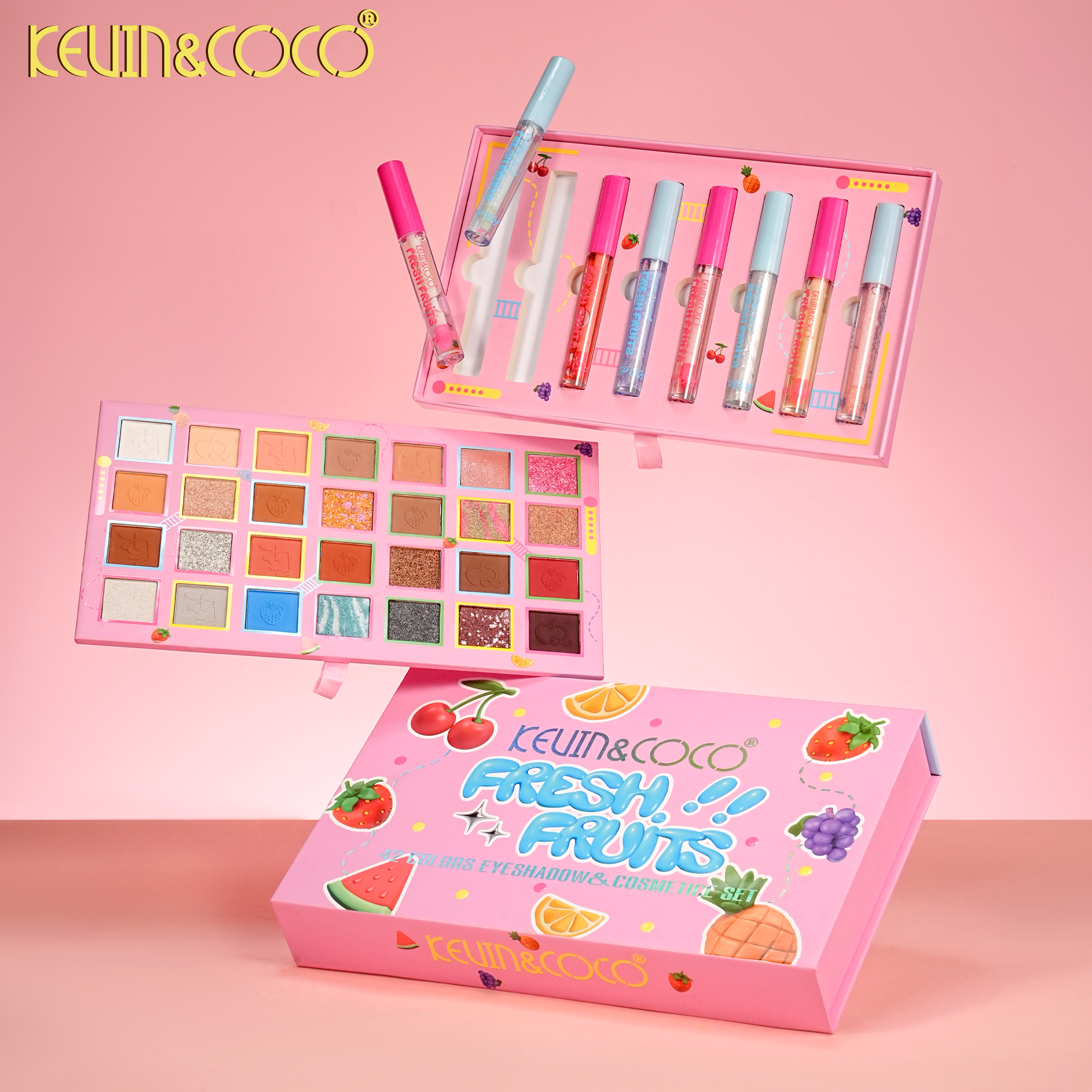Sweet Orchard Eyeshadow & Lip Gloss Set-6PCS(KC1485)