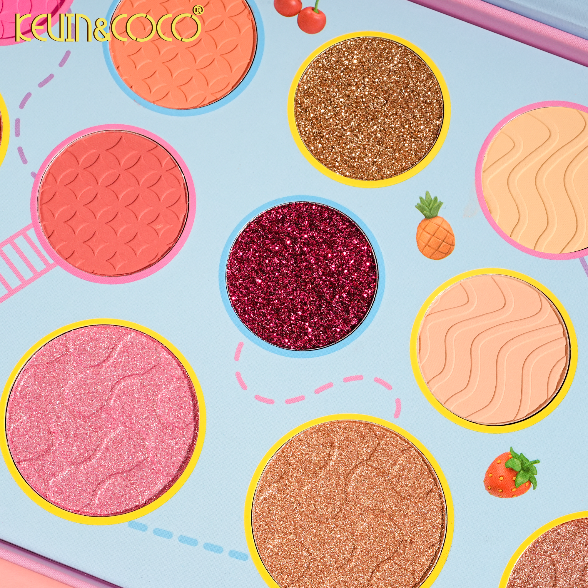 Sweet Orchard Eyeshadow & Lip Gloss Set-6PCS(KC1485)