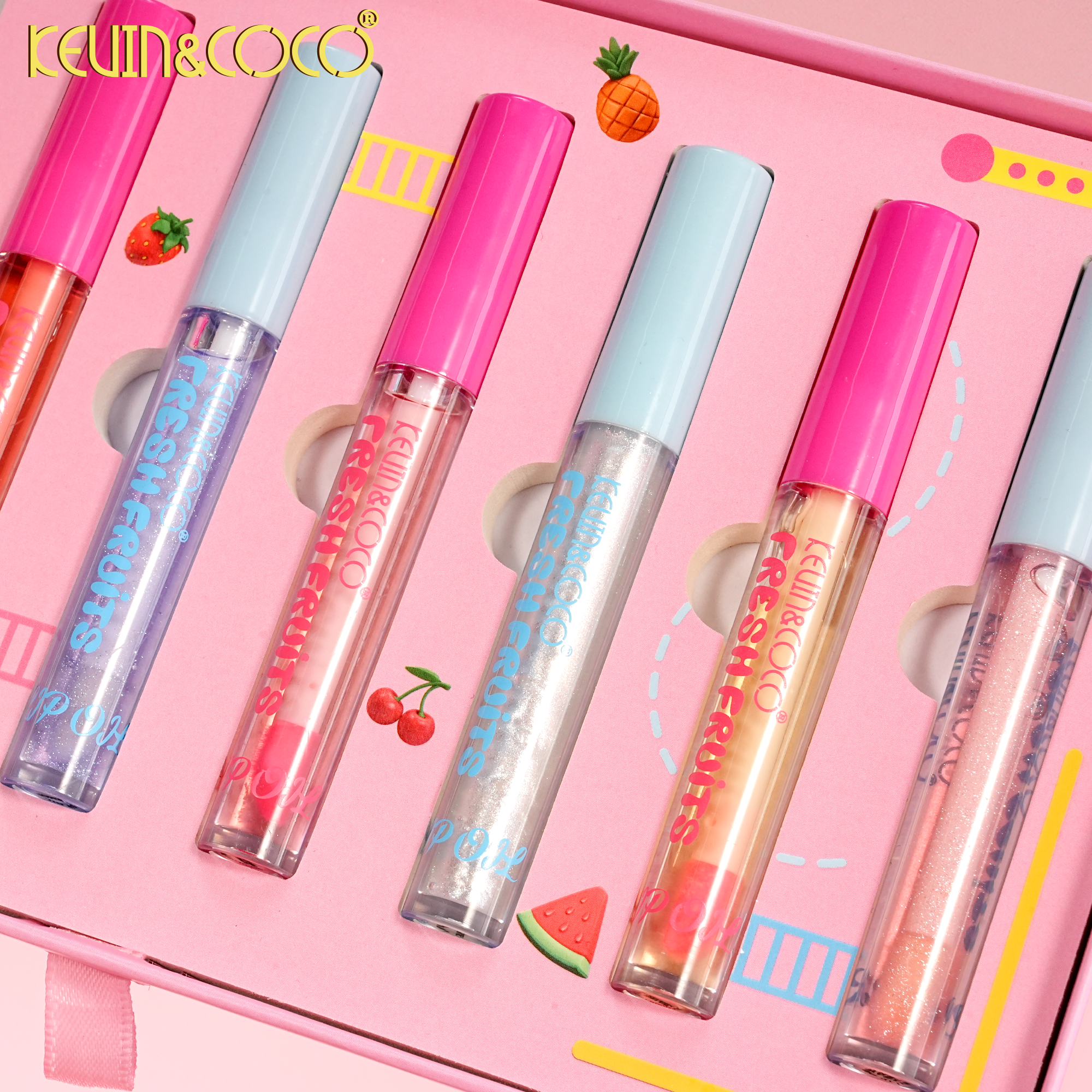 Sweet Orchard Eyeshadow & Lip Gloss Set-6PCS(KC1485)