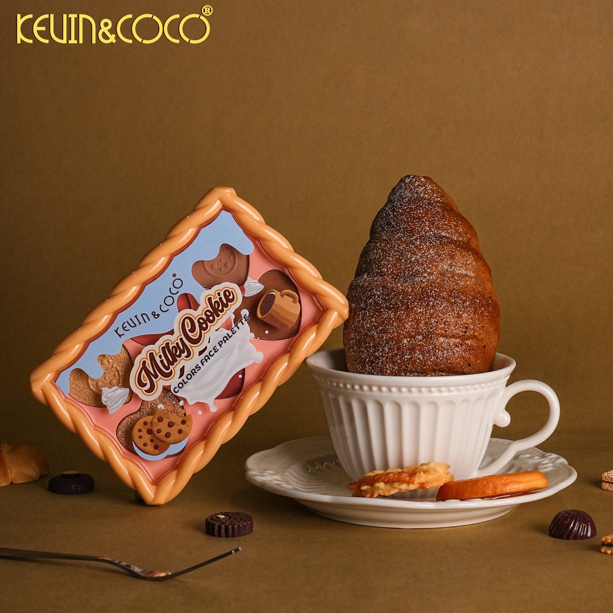 Afternoon Tea Biscuits 6-Color Face Palette-12PCS(KC1422/KC1423)