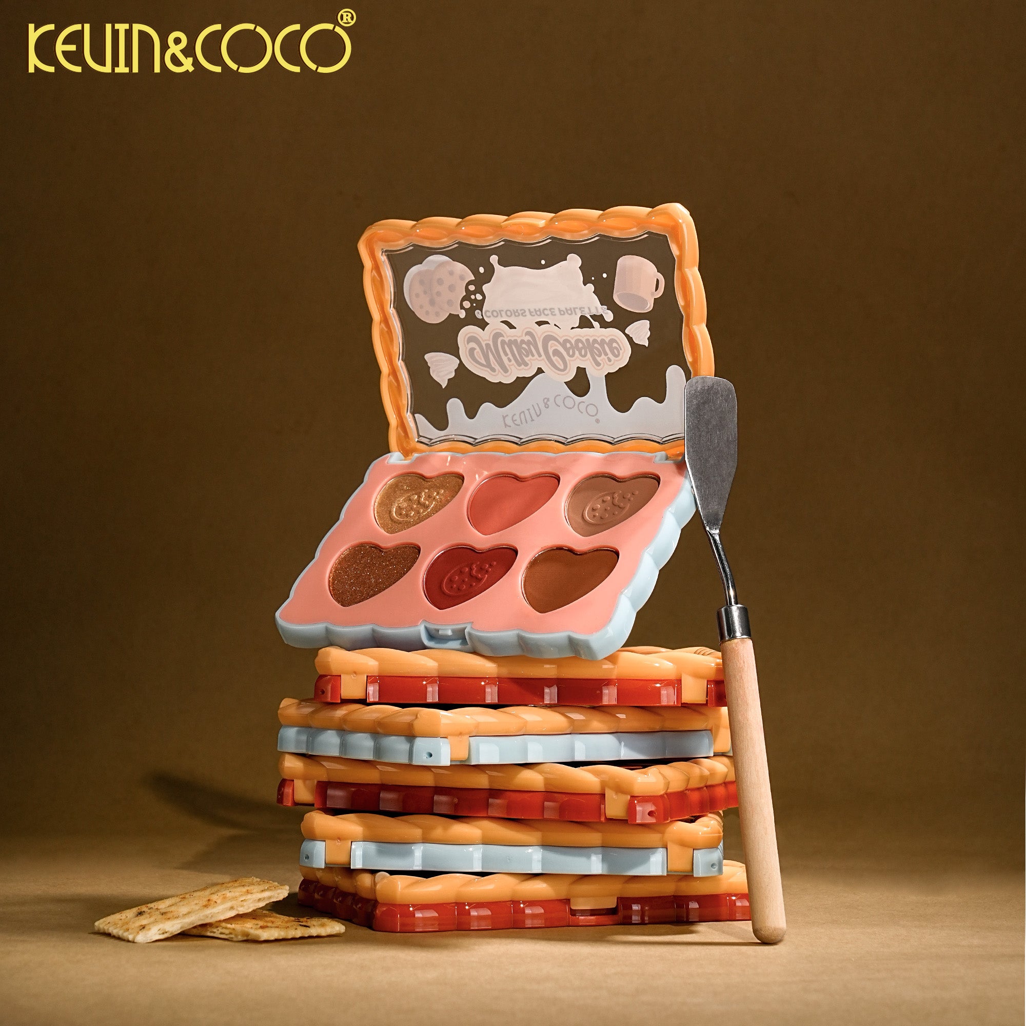 Afternoon Tea Biscuits 6-Color Face Palette-12PCS(KC1422/KC1423)
