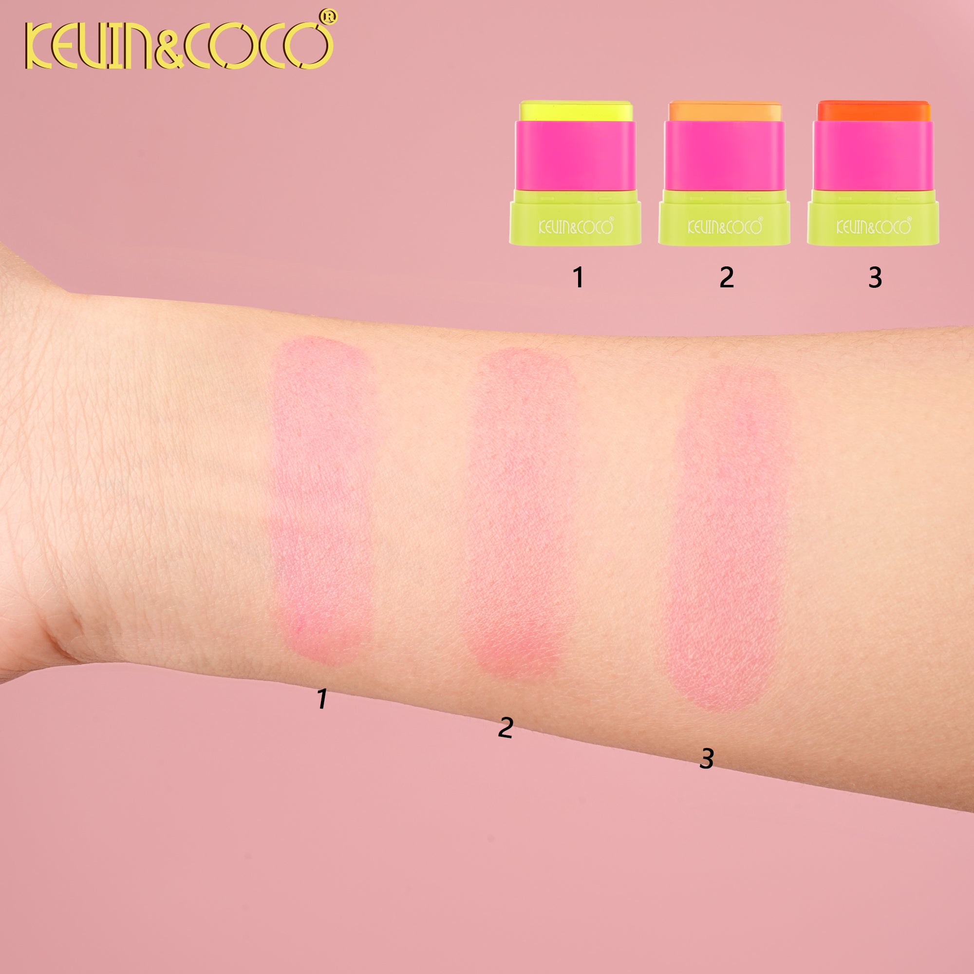 Color-Shift Jelly Blush Stick-12PCS(KC1542)