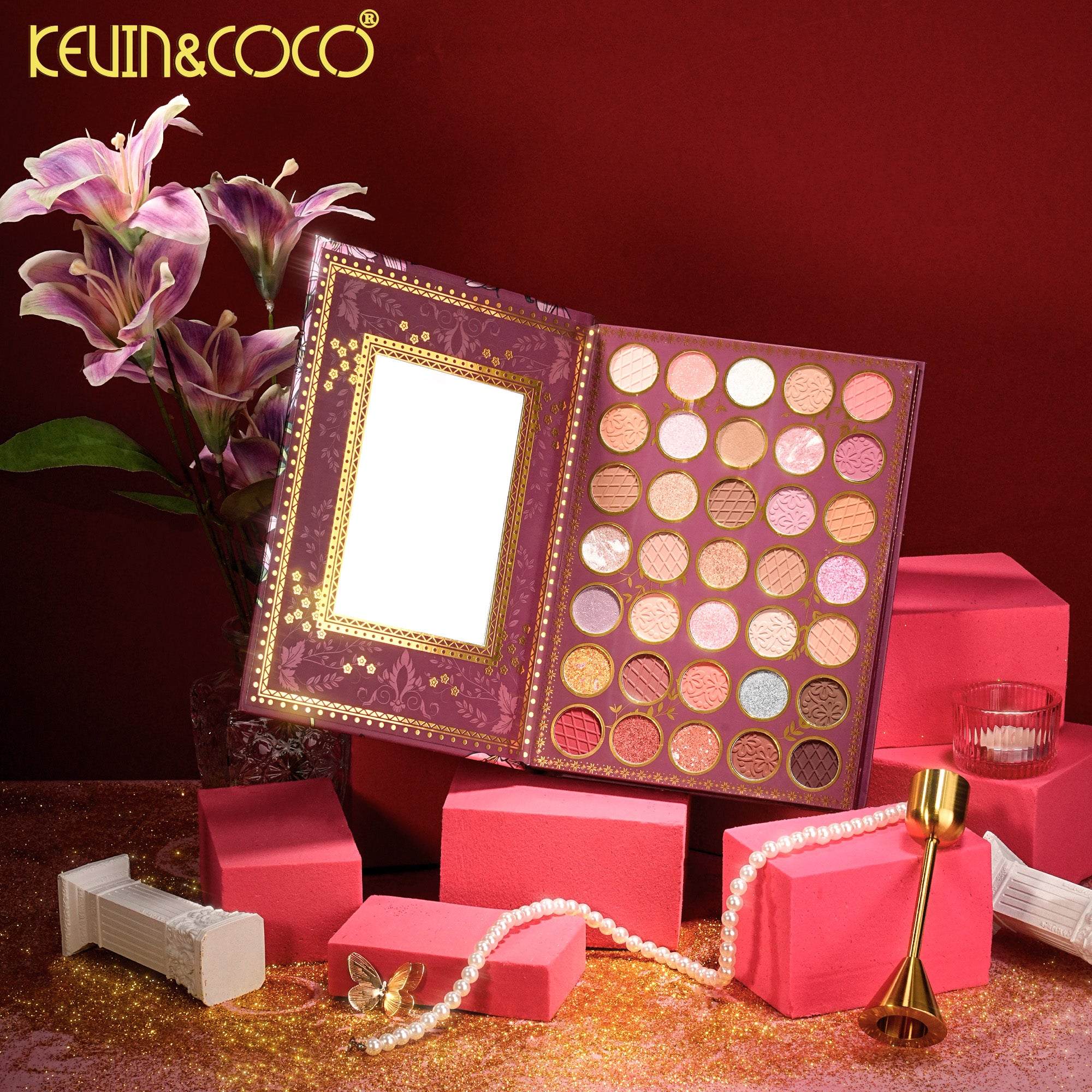 Honey Crystal 88-Color All-in-One Face Palette-6PCS(KC1491)