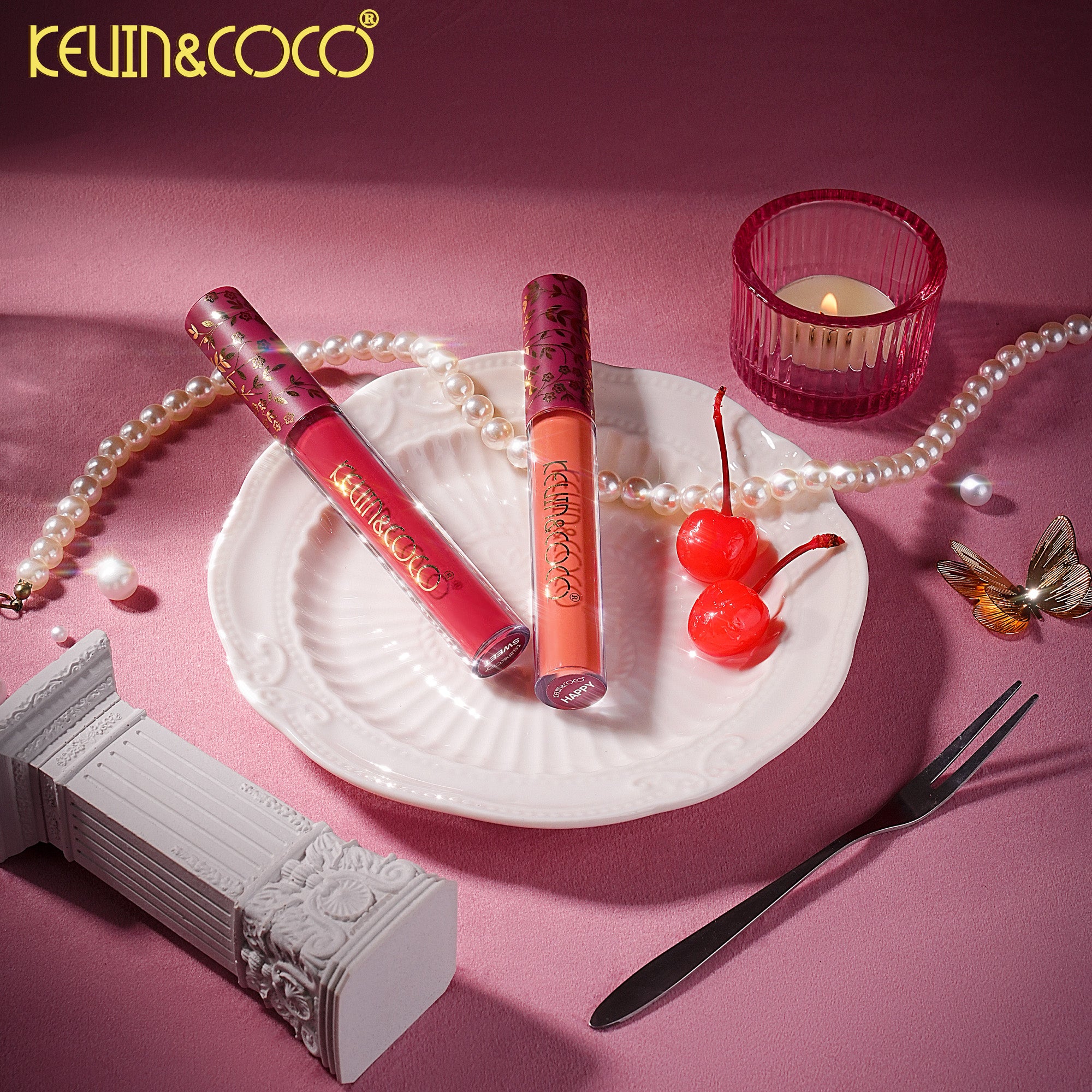 Honey Crystal Long-Lasting Lip Gloss-24PCS(KC1492)