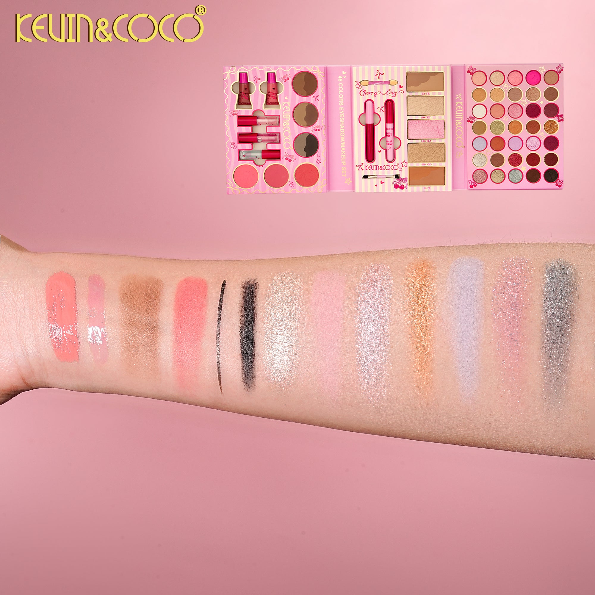 Sweet Temptation Three-Tiered Paper Palette-6PCS (KC1265)