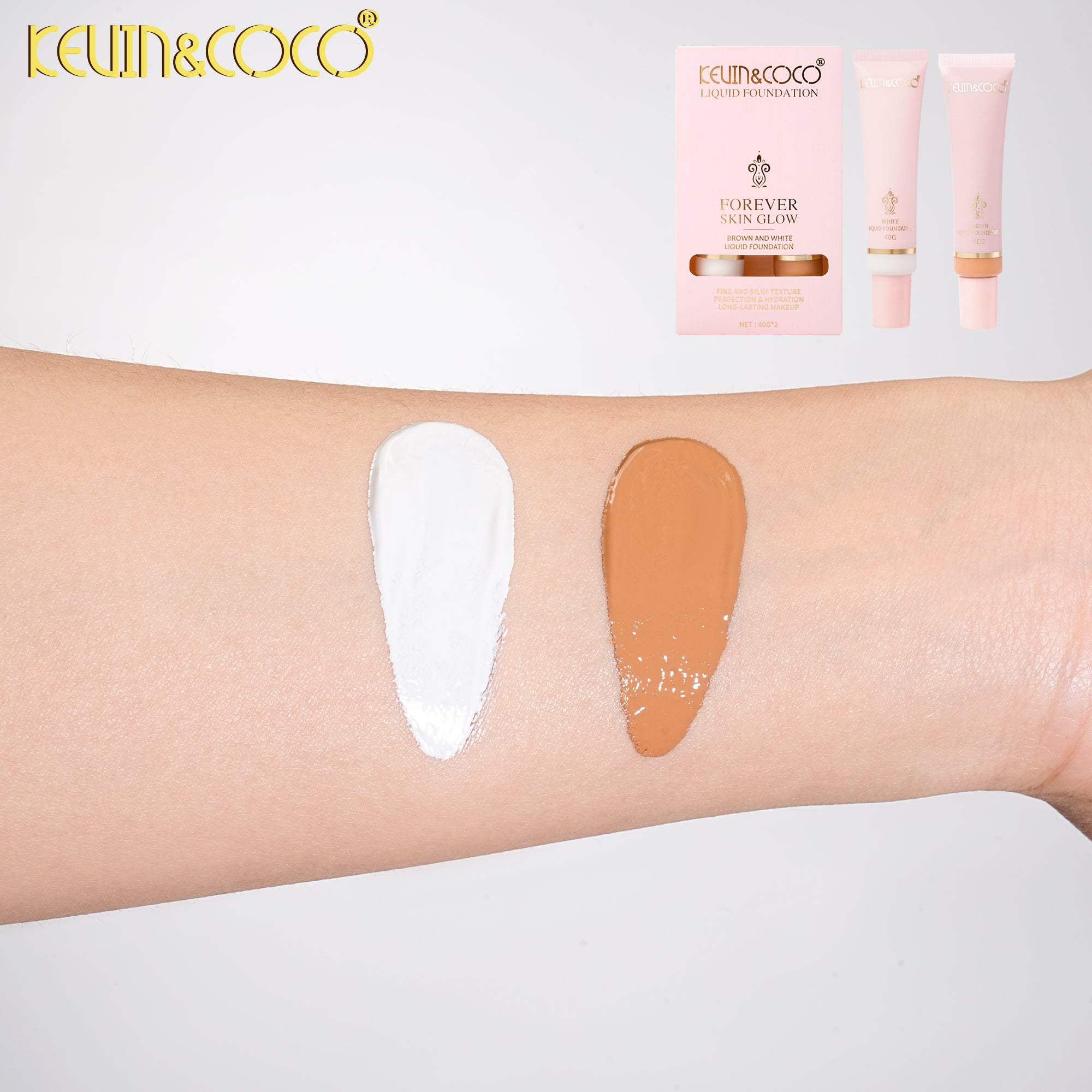 Light-Mist Foundation Duo-12PCS(KC1604)