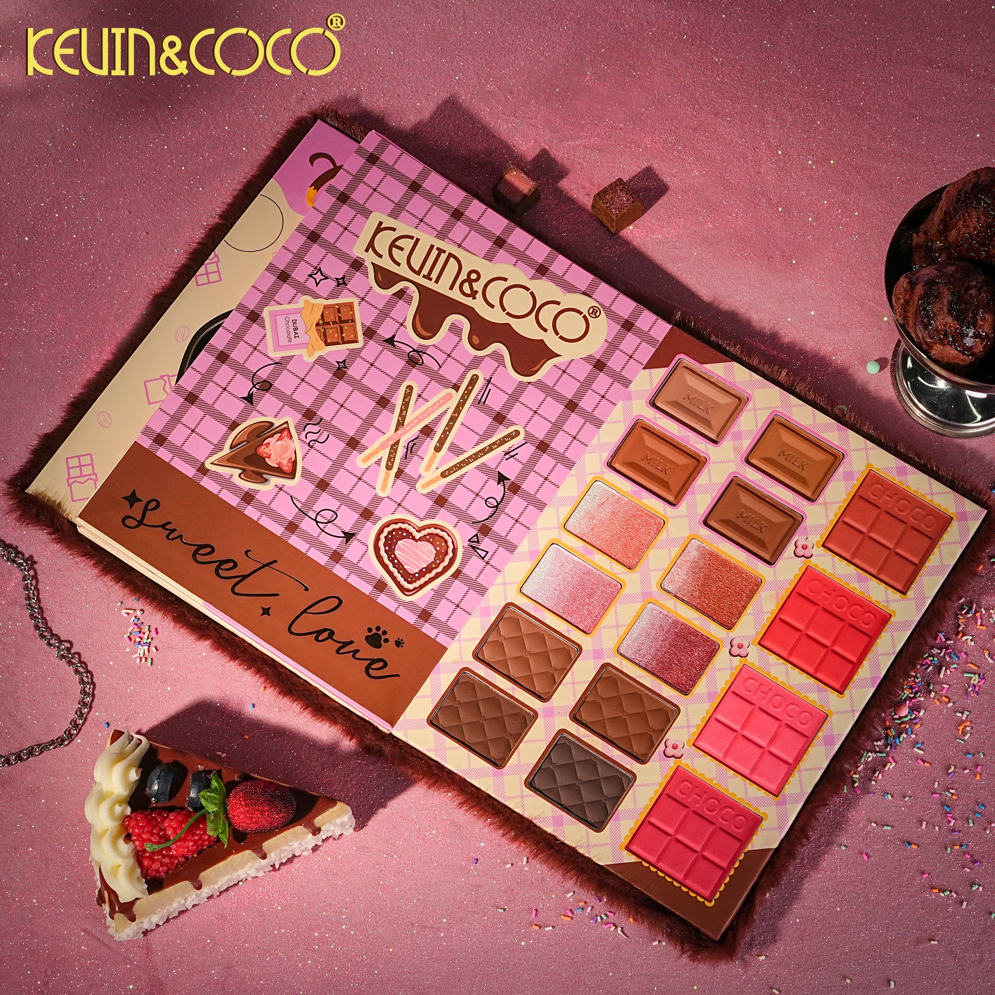 Cocoa Dreams 76-Color Book Palette-6PCS(KC1402)
