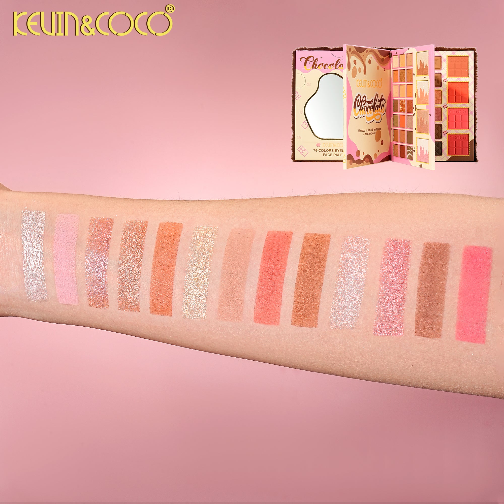 Cocoa Dreams 76-Color Book Palette-6PCS(KC1402)