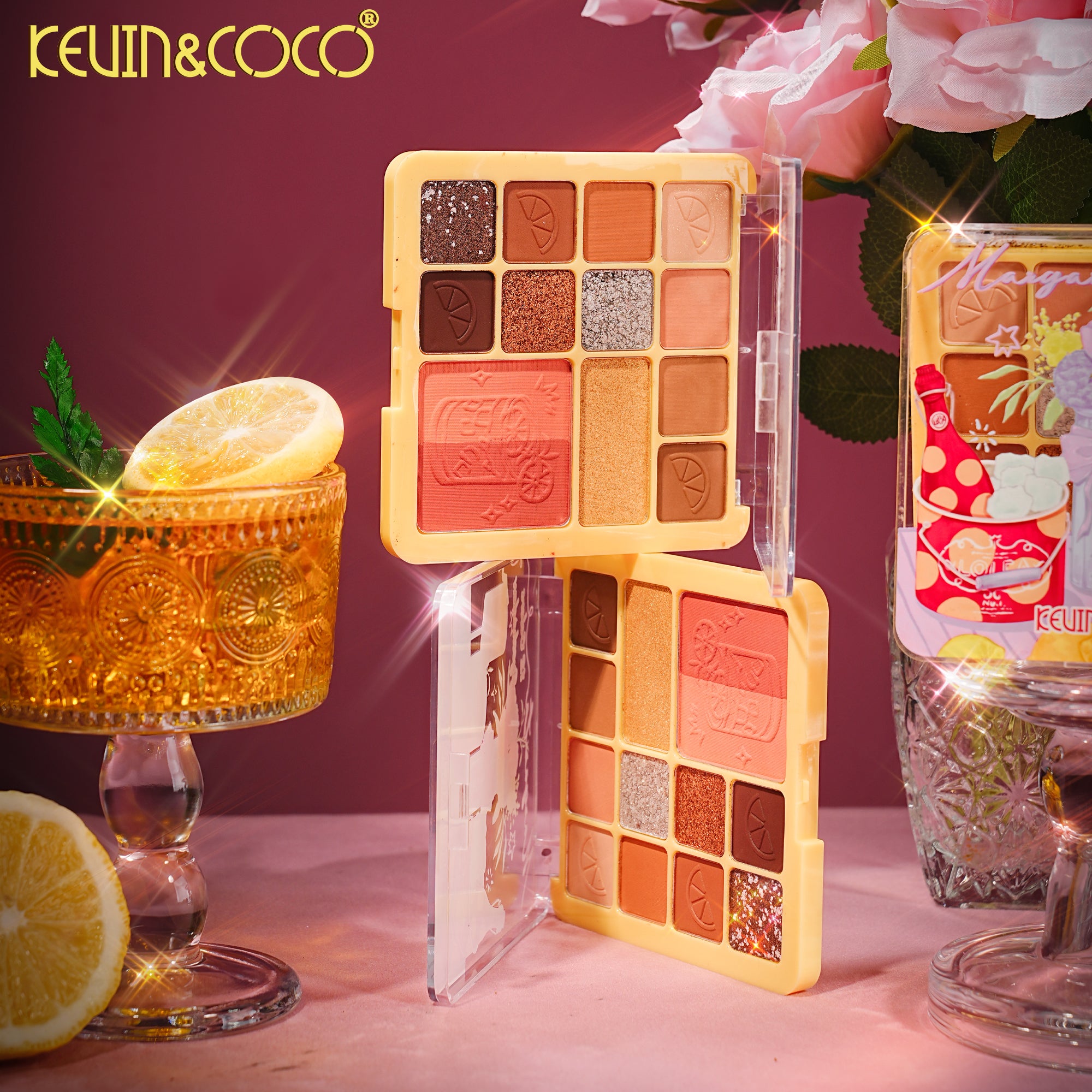 Tipsy Hour 12-Color Eyeshadow Palette-24PCS(KC1428)