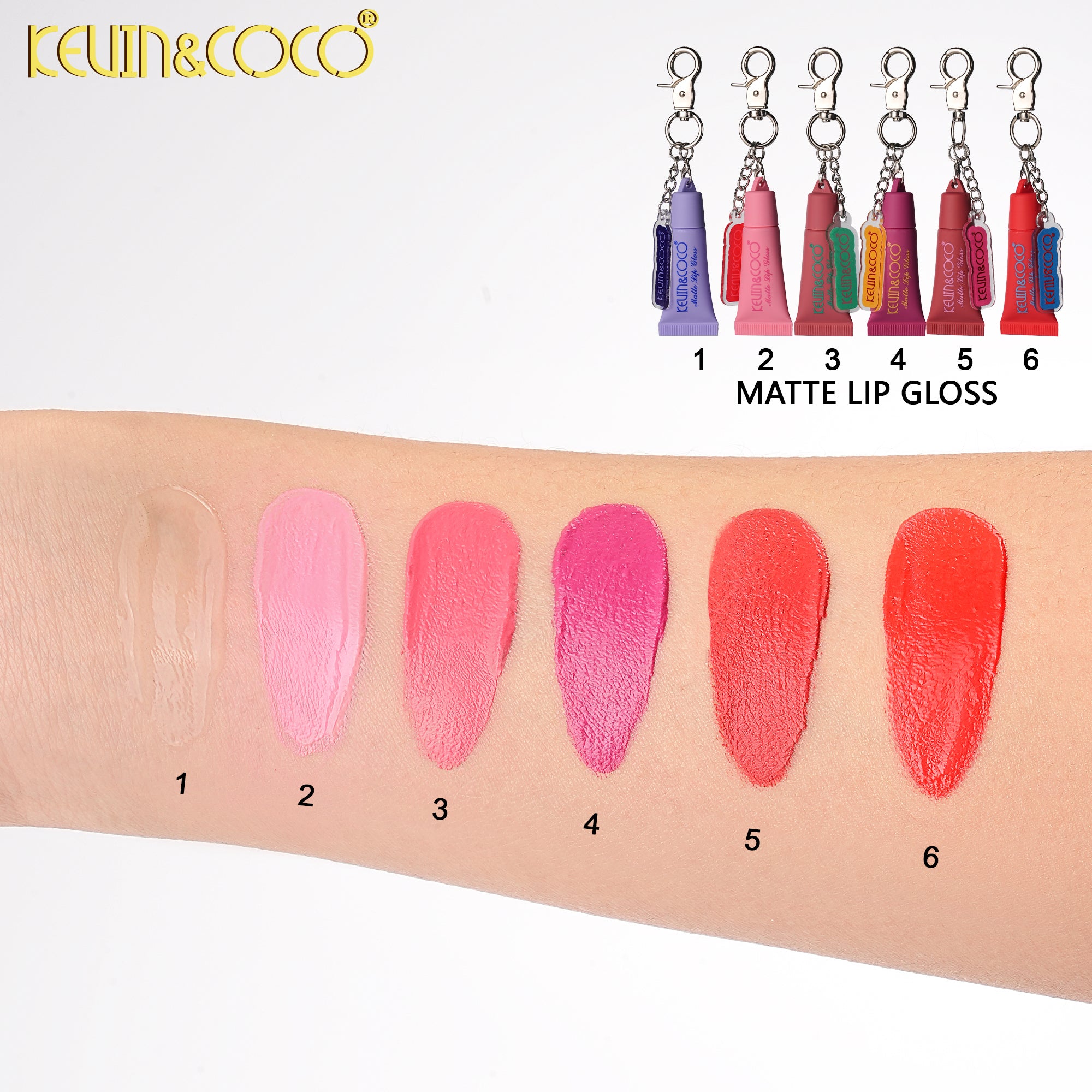 Velvet Whisper Smooth Matte Lip Mud-24PCS(KC1410)