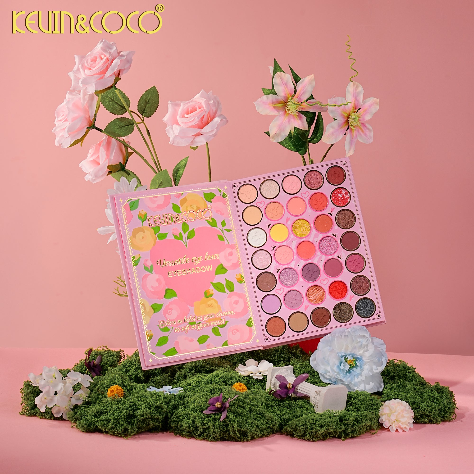 Pink Fairy Tale 85-Color Paper Palette Kit-6PCS(KC1408)