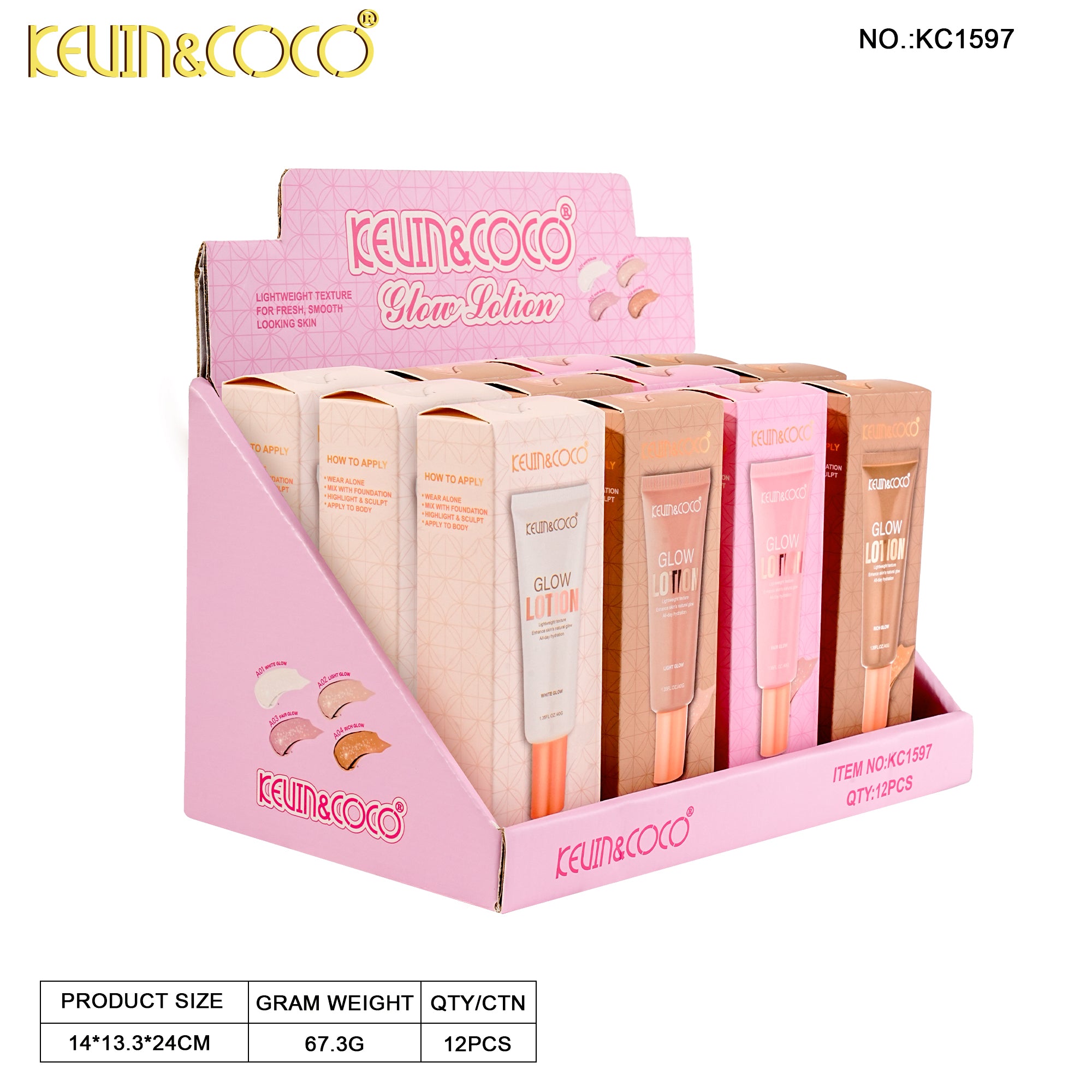 Radiance-Boosting Brightening Emulsion-12PCS(KC1597)