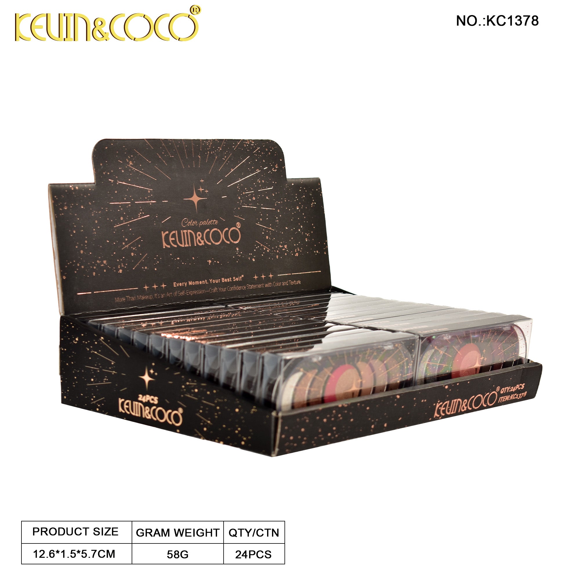 Starlight Speckle All-in-One Face & Eye Palette-24PCS(KC1378)
