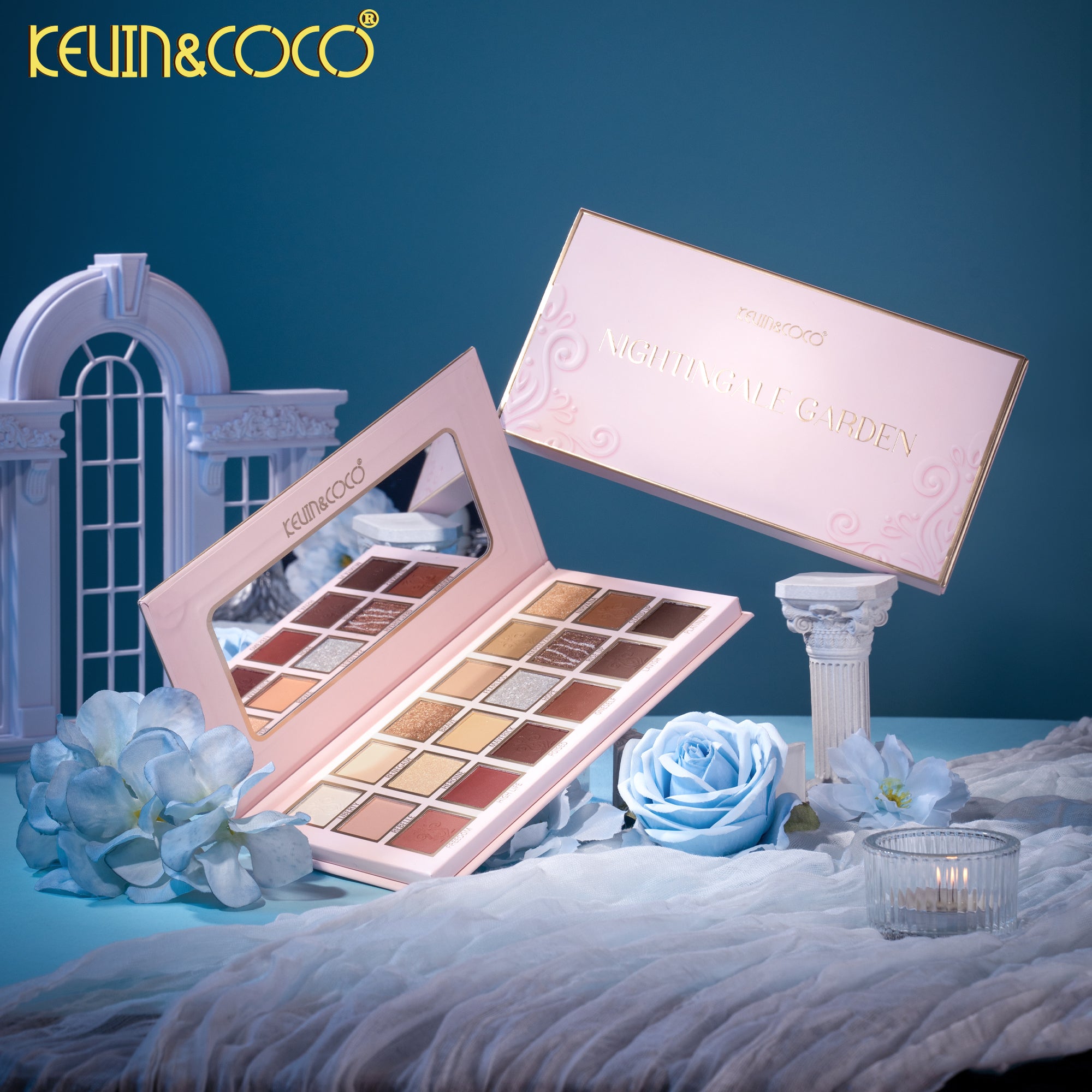 Sacred Love - Crushed Diamond 18-Color Eyeshadow Palette-6PCS(KC1468)