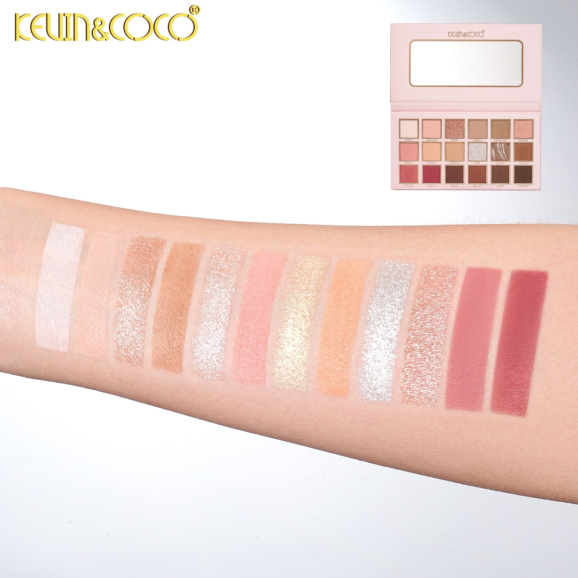 Halo Love 18-Color Crushed Diamond Eyeshadow Palette-6PCS(KC1468)