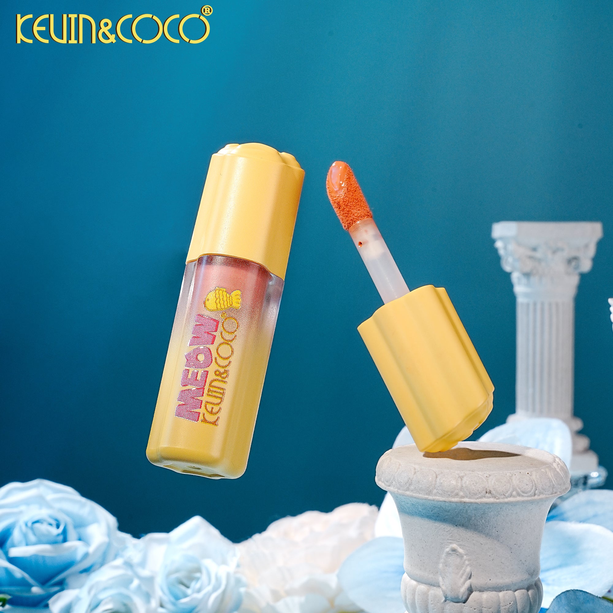 Ocean Cat Blush Liquid + Highlighting Powder + Color-Changing Lip Oil Set -12PCS(KC1372)