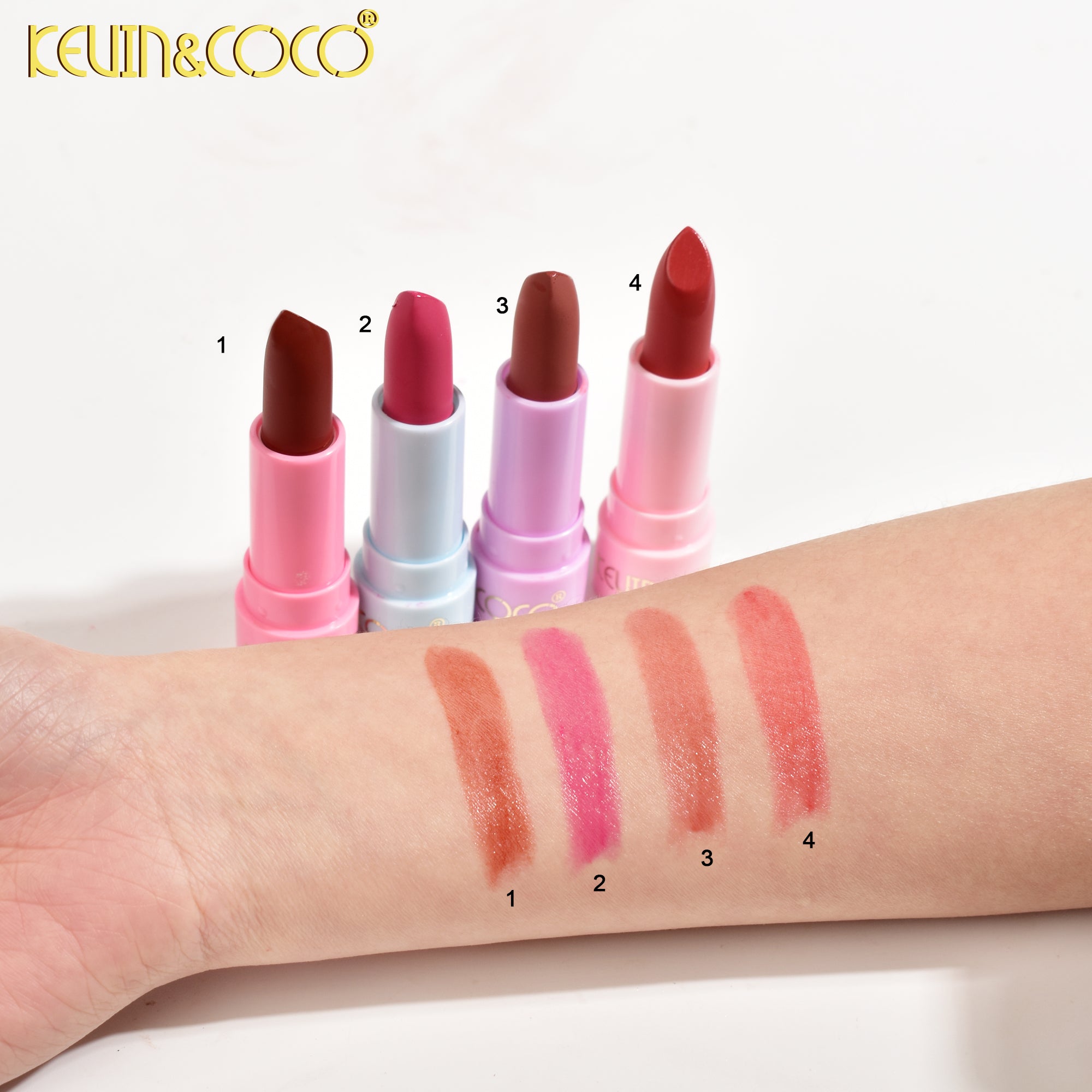Summer Bells 4-Color Lipstick Set-6PCS(KC247868)