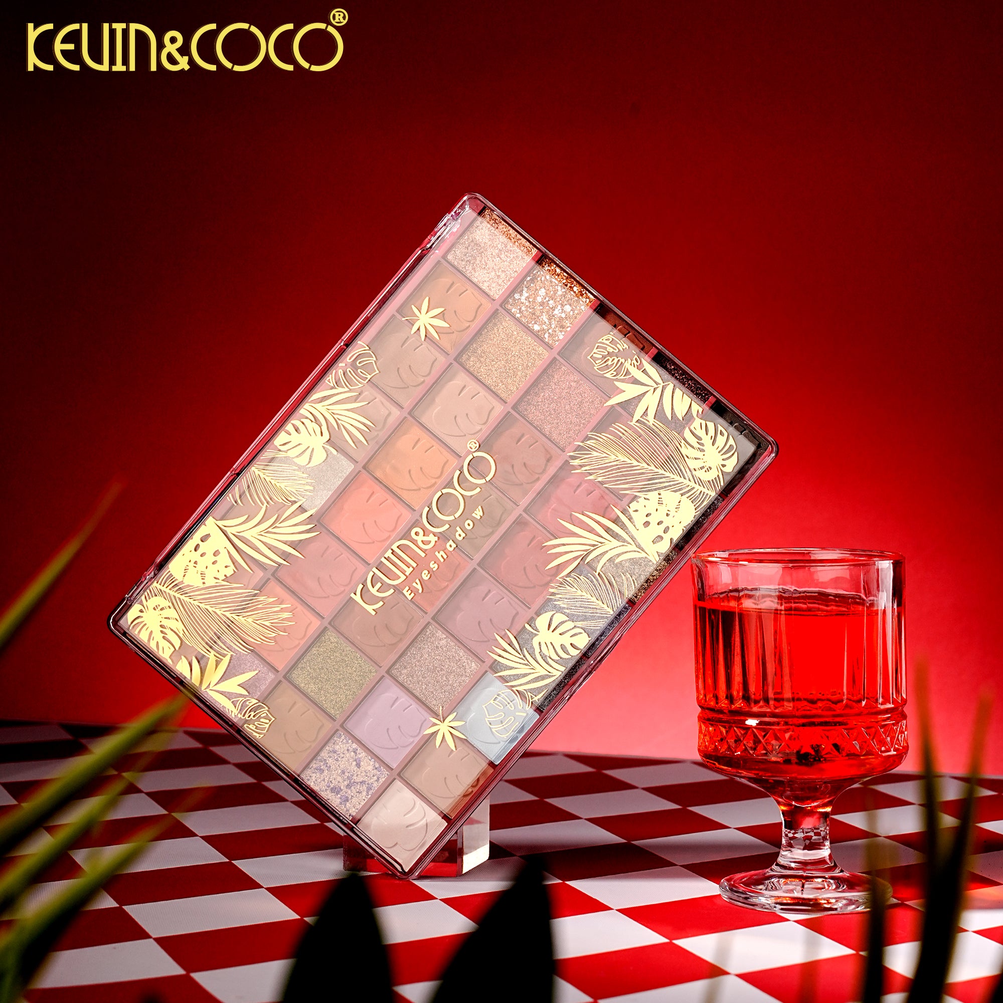 Golden Glow 40-Color Eyeshadow Palette-12PCS(KC1382)