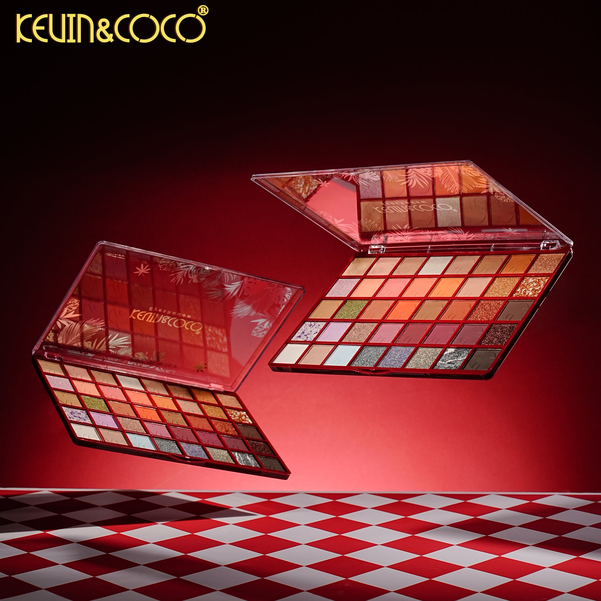 Golden Glow 40-Color Eyeshadow Palette-12PCS(KC1382)