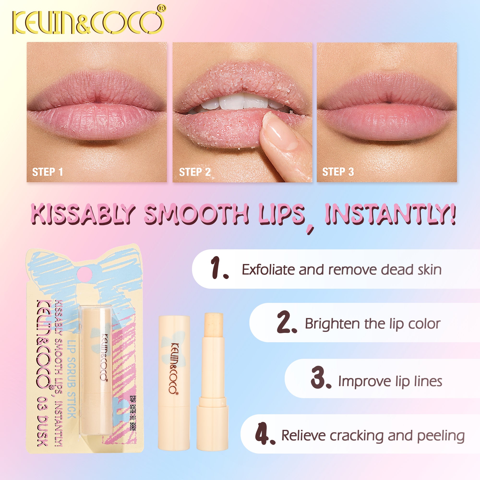 Big Kid Lip Scrub-24PCS(KC1443)