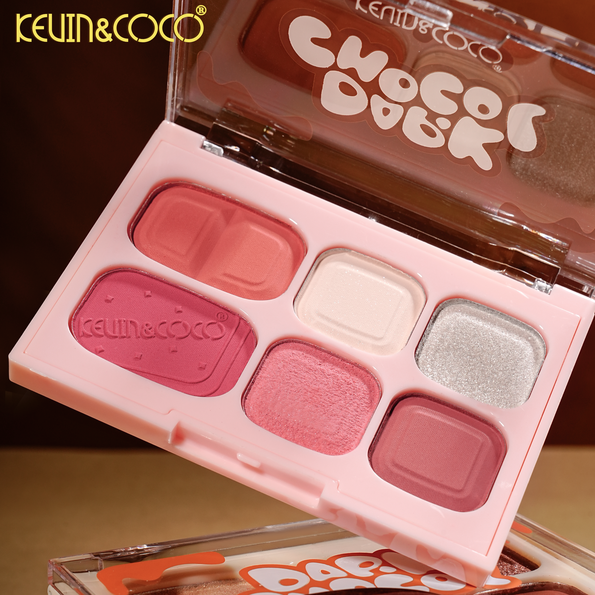 Chocolate Bliss - Blush Powder + Blush Liquid Duo-6PCS(KC1326)