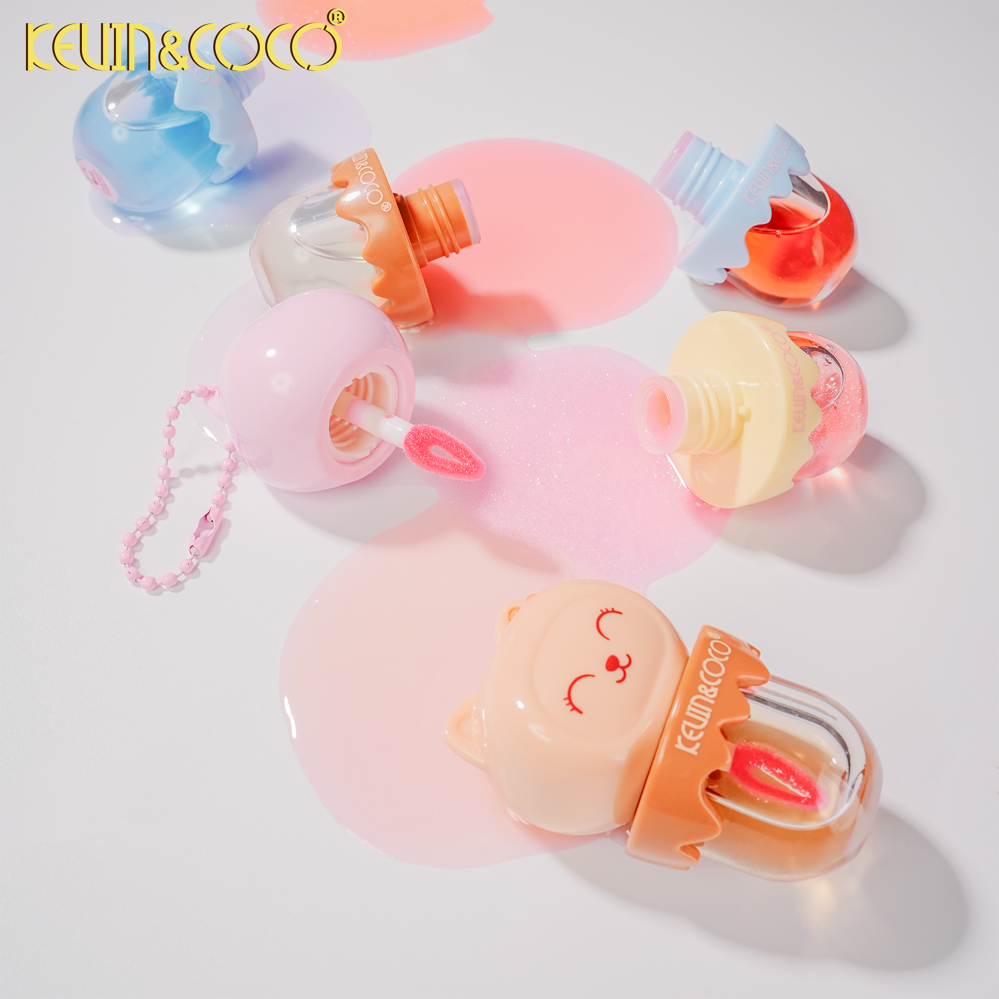 Cute Cat Color-Changing Lip Oil-24 PCS(KC1506)