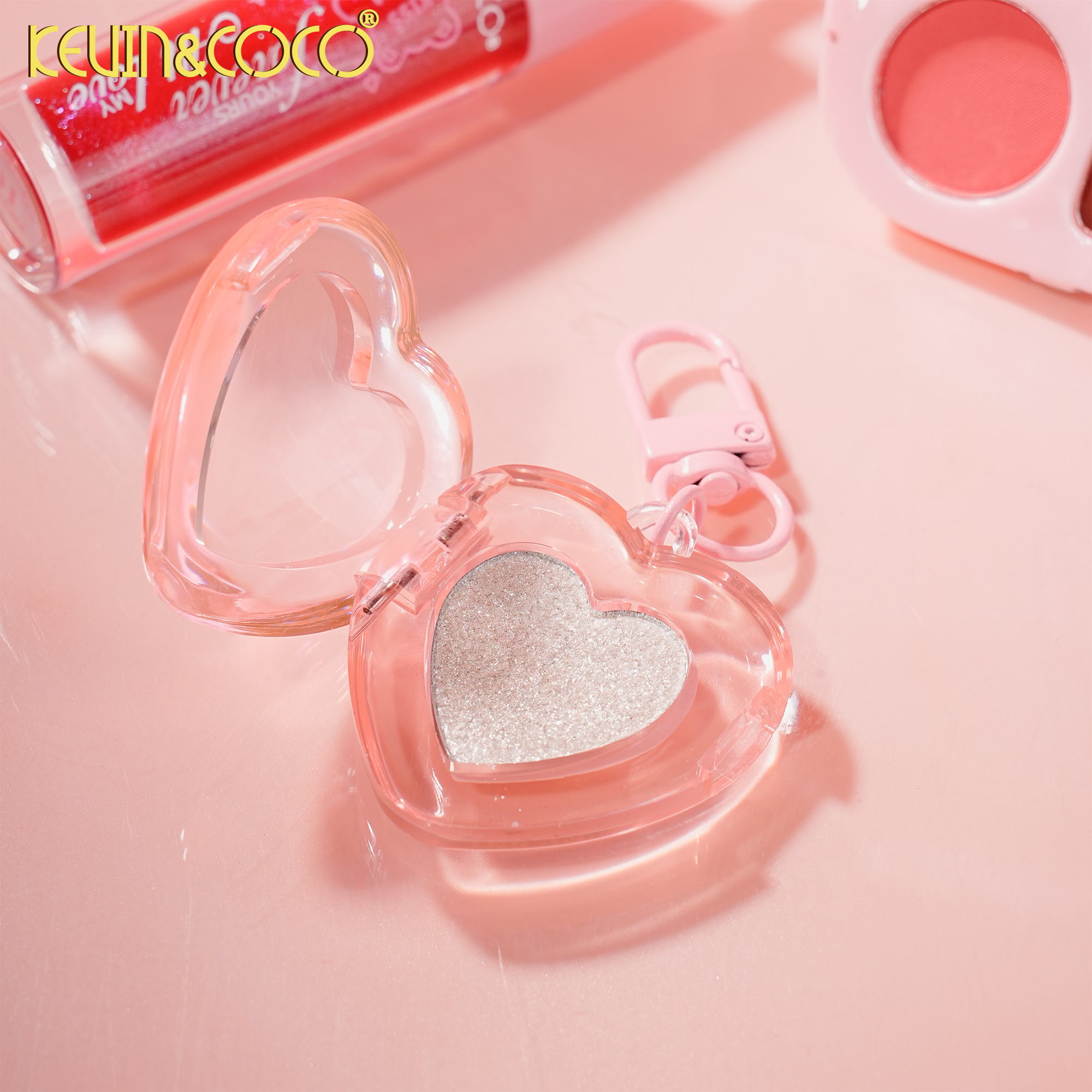 Sweetheart Catcher Set (Eyeshadow + Lip Gloss + Blush)-12PCS(KC1607)