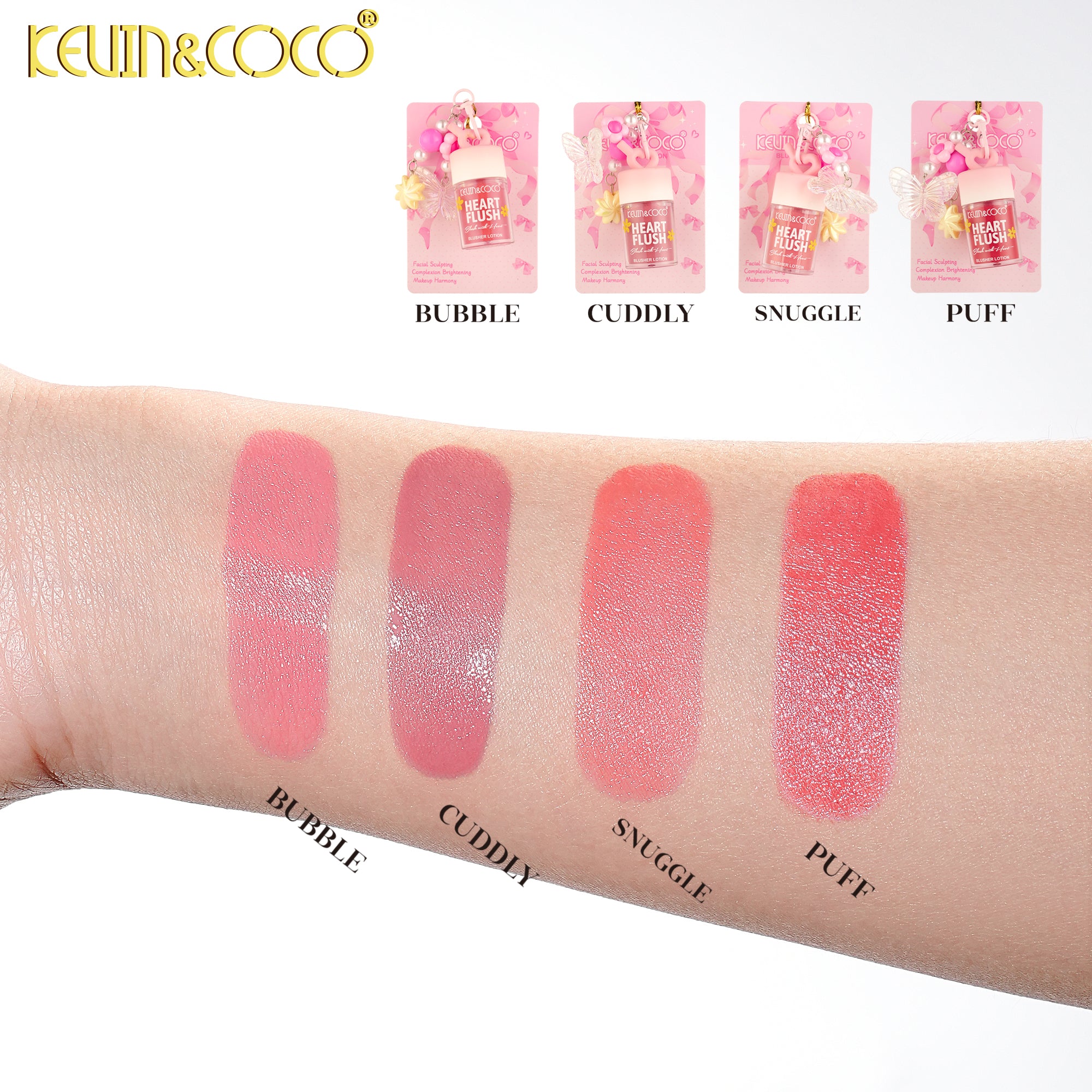 Sweet Heart Blush Liquid-12PCS(KC1406)
