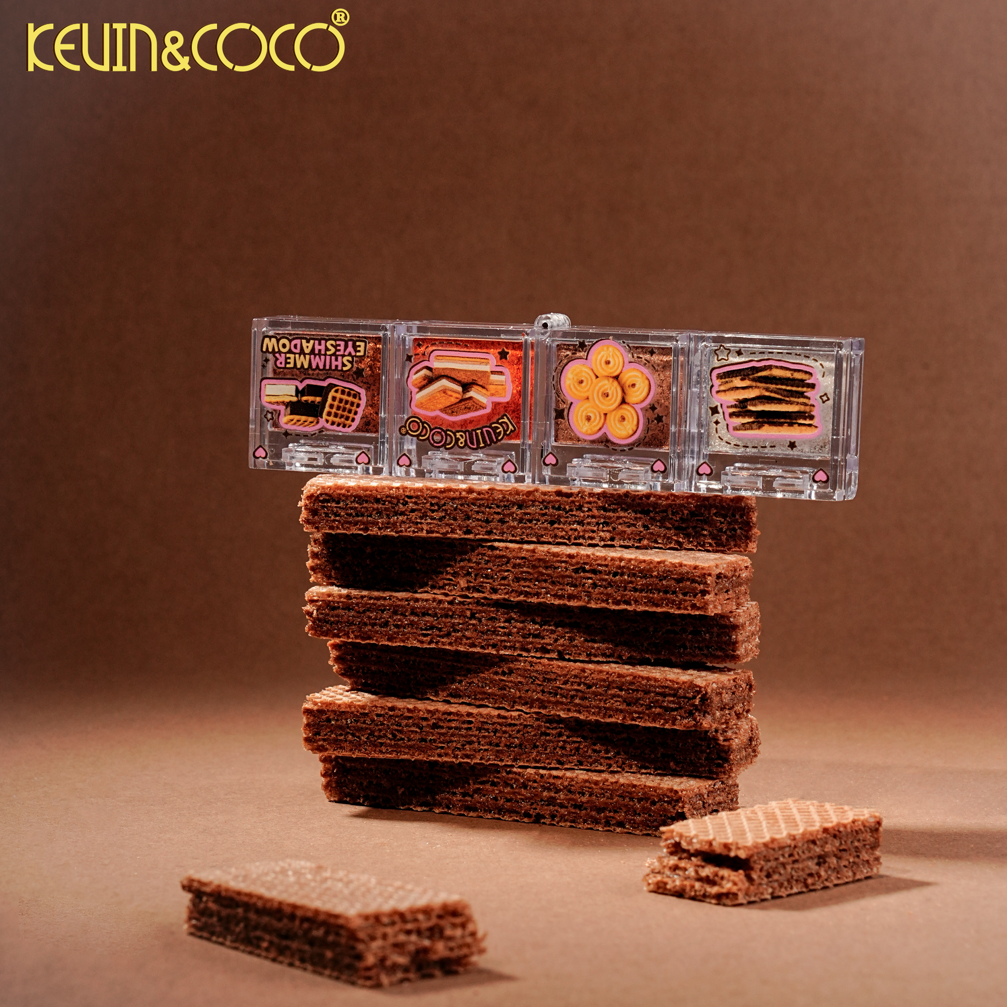 Chocolate Biscuit – Sparkling Eyeshadow-24PCS(KC1450)