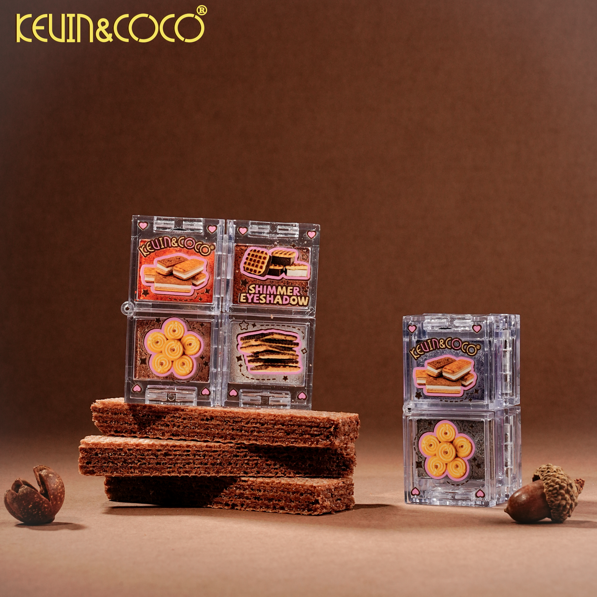 Chocolate Biscuit – Sparkling Eyeshadow-24PCS(KC1450)