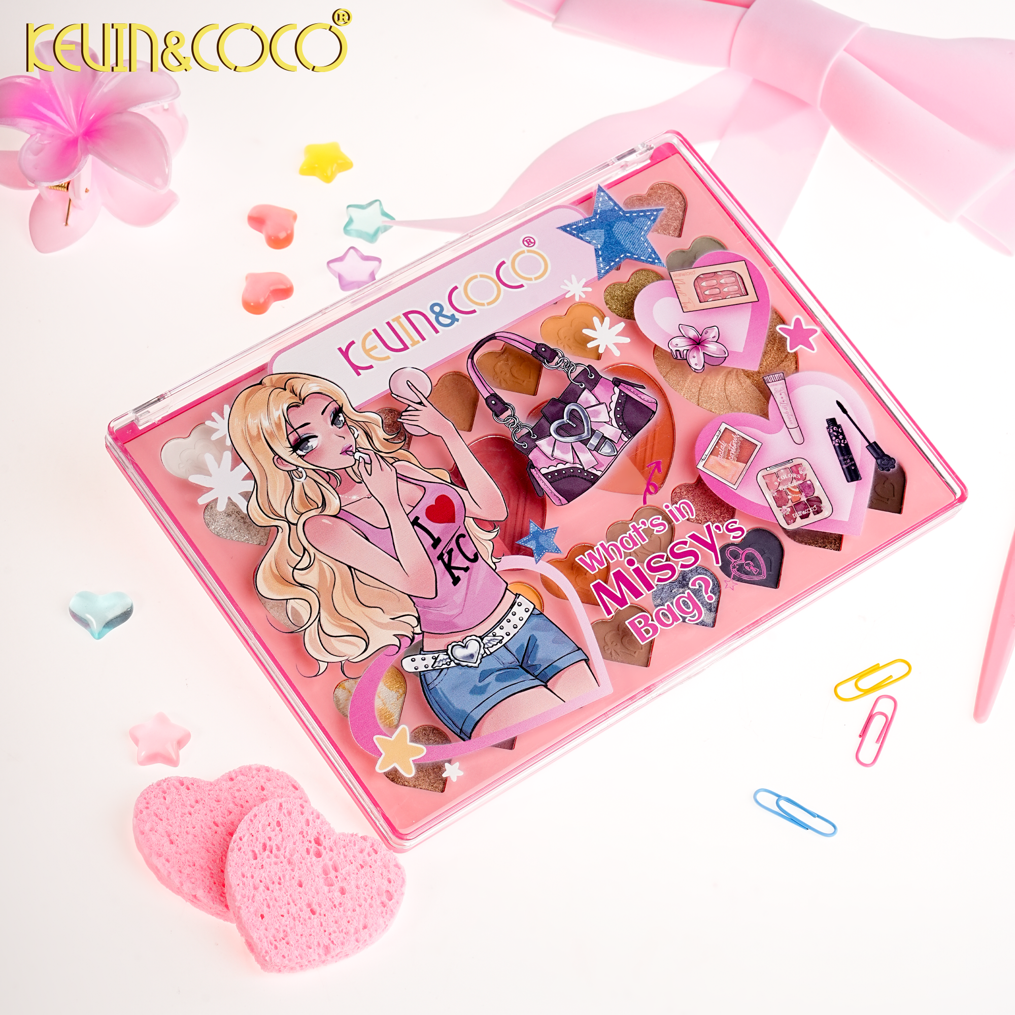 Sweet Pink Backpack 36-Color Face Palette-6PCS（KC1571）