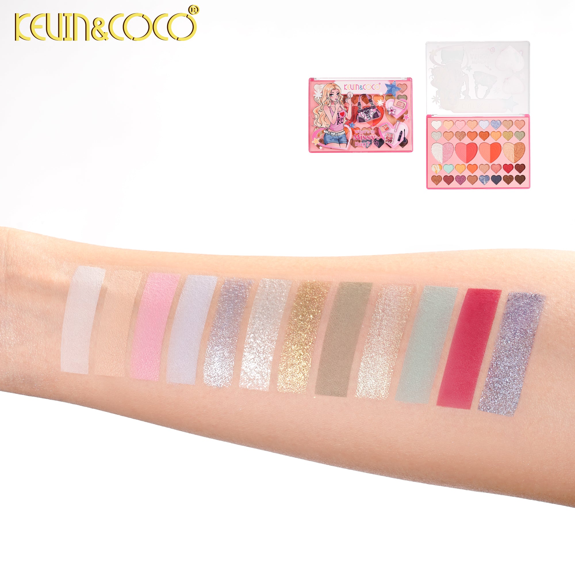Sweet Pink Backpack 36-Color Face Palette-6PCS（KC1571）