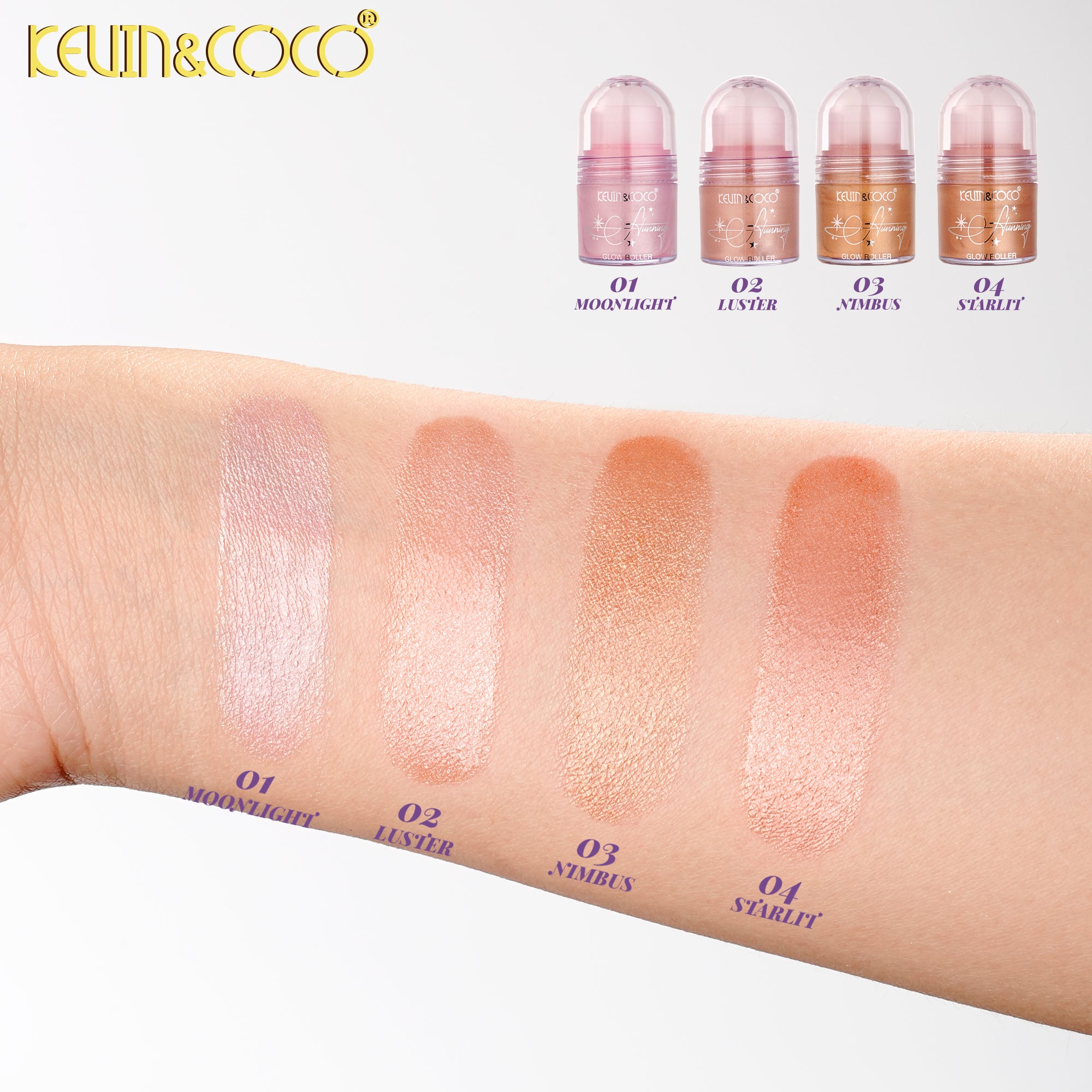 Radiant Moonlight Roll-on Highlighter-12PCS(KC1433)