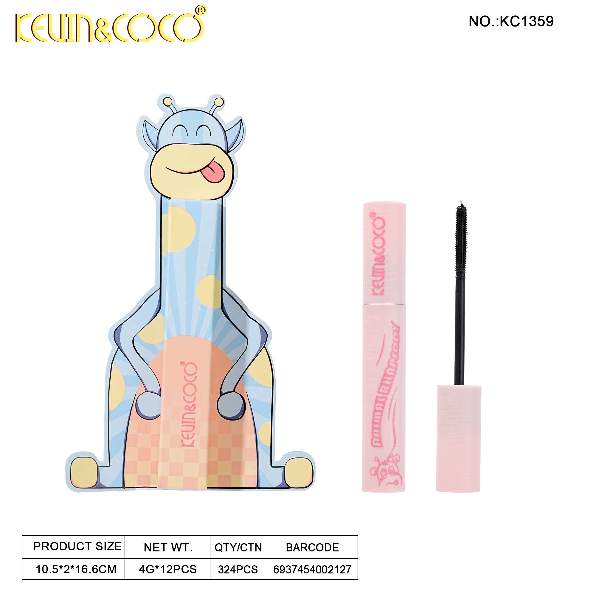 Animal Rhapsody Mascara-12PCS(KC1359)