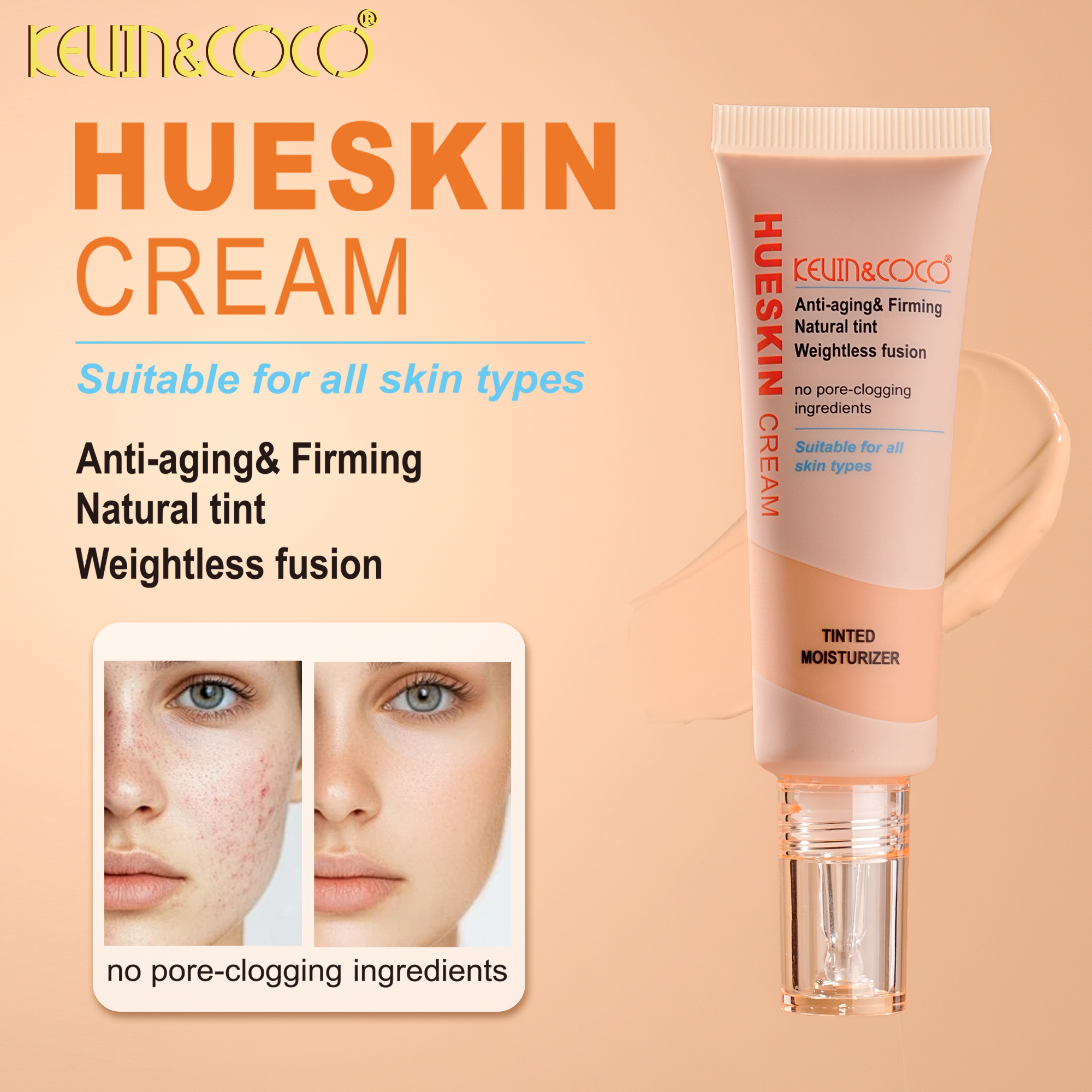 Silk Satin Tinted Moisturizer-12PCS(KC1395)
