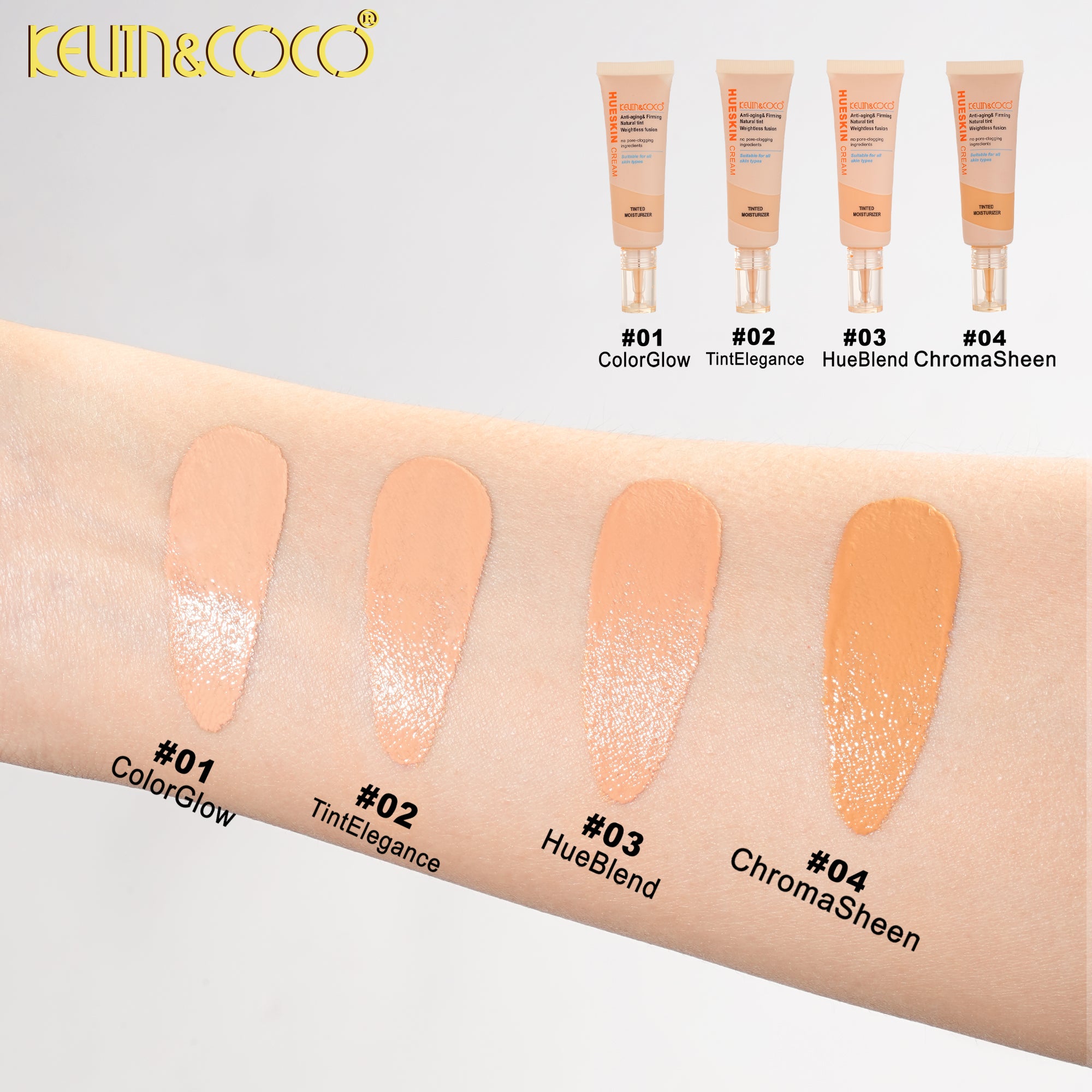 Silk Satin Tinted Moisturizer-12PCS(KC1395)