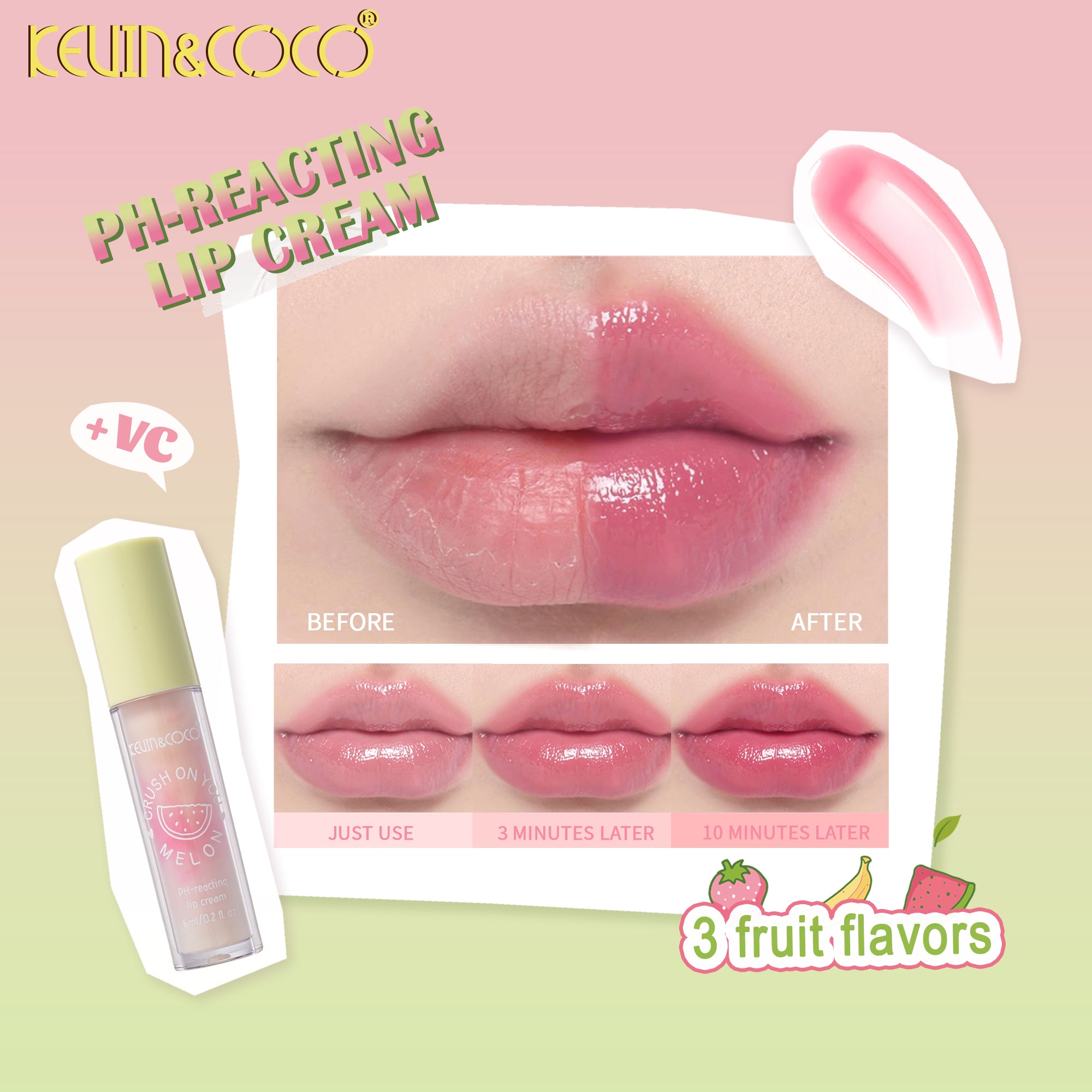 In Love with Matcha Lip Gloss-24PCS(KC1564) | KEVIN&COCO