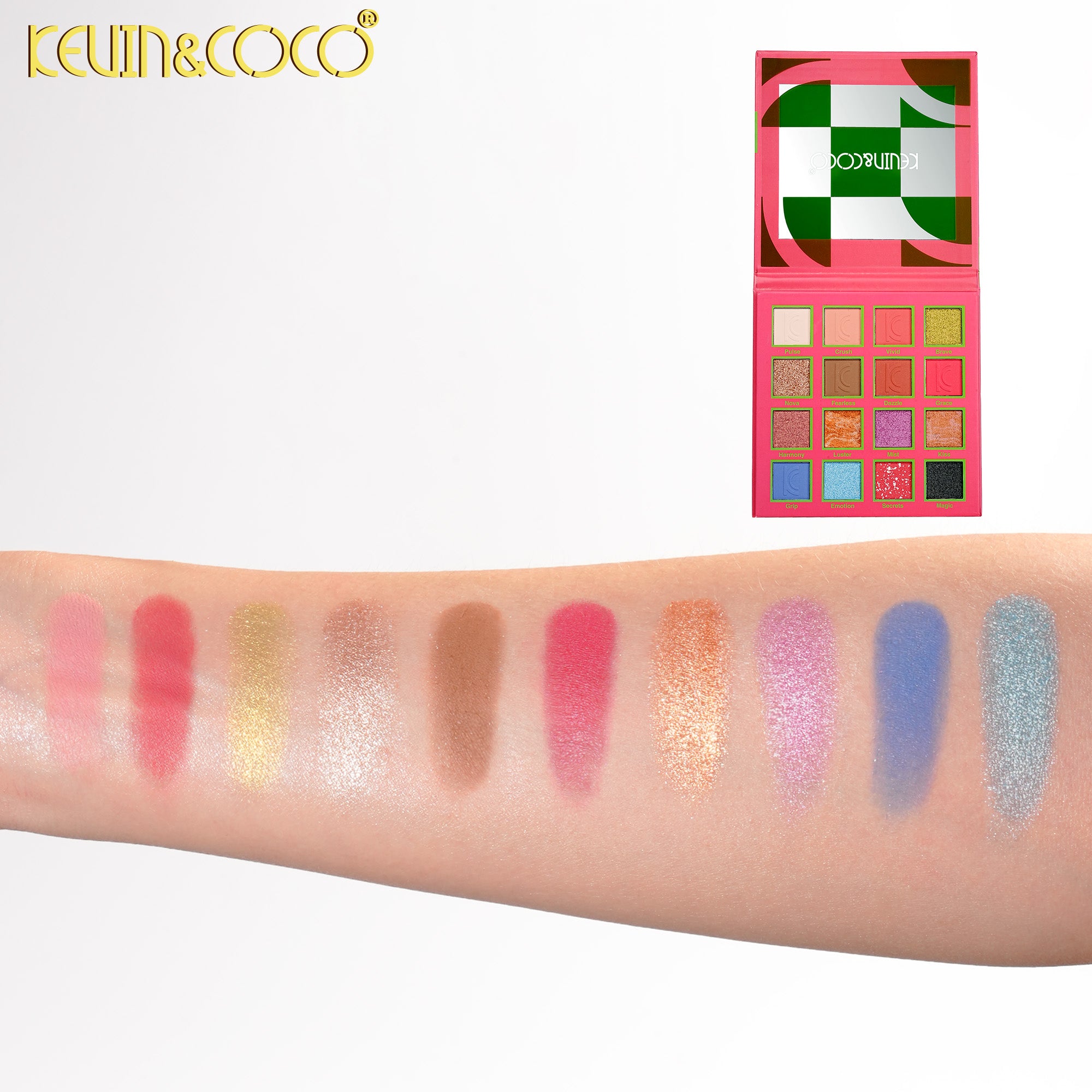 Fantasy Spectrum Collection - 16-Color Eyeshadow Palette -6PC(KC1569)