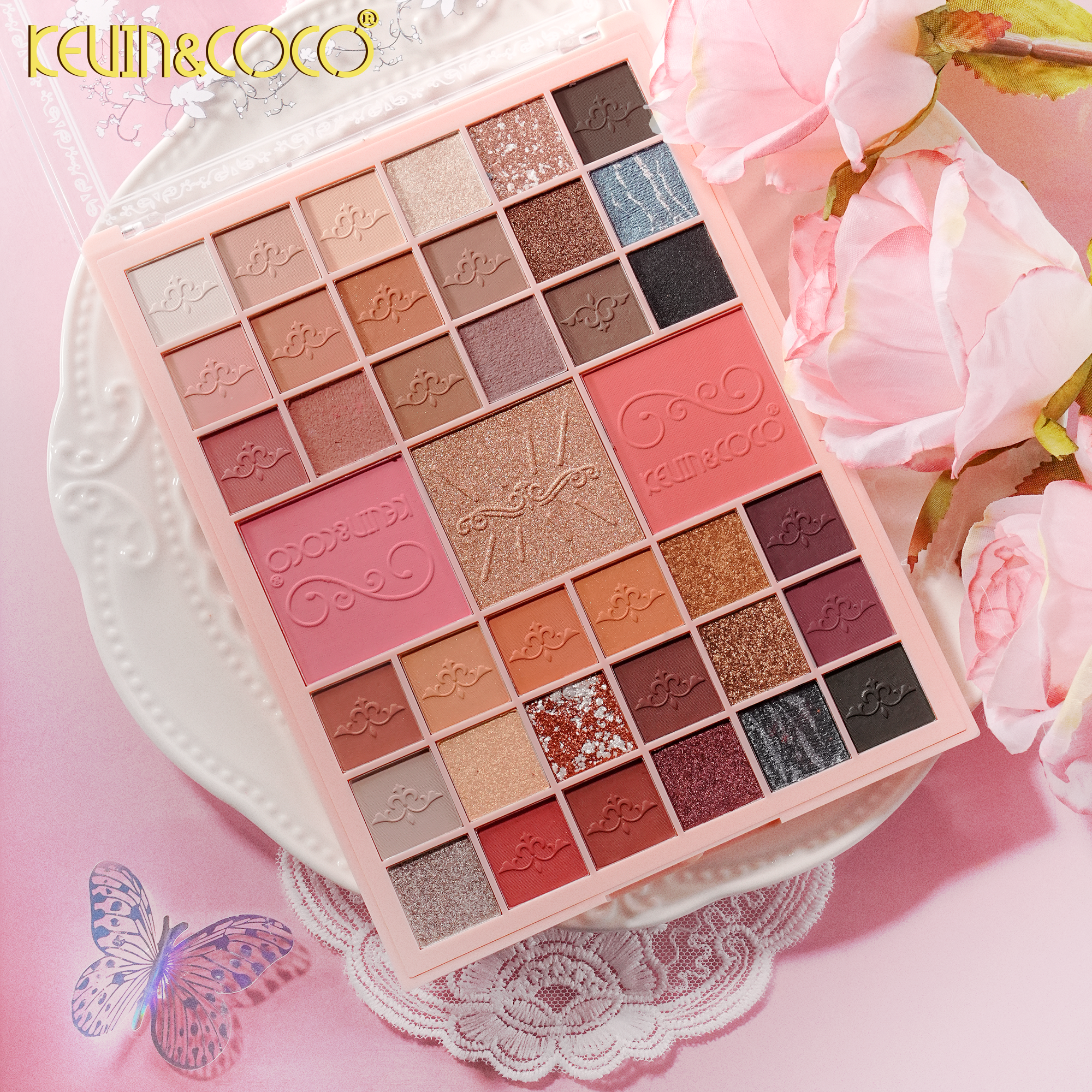 Beauty Goddess 39-Color Eyeshadow Palette -6PCS(KC1587)