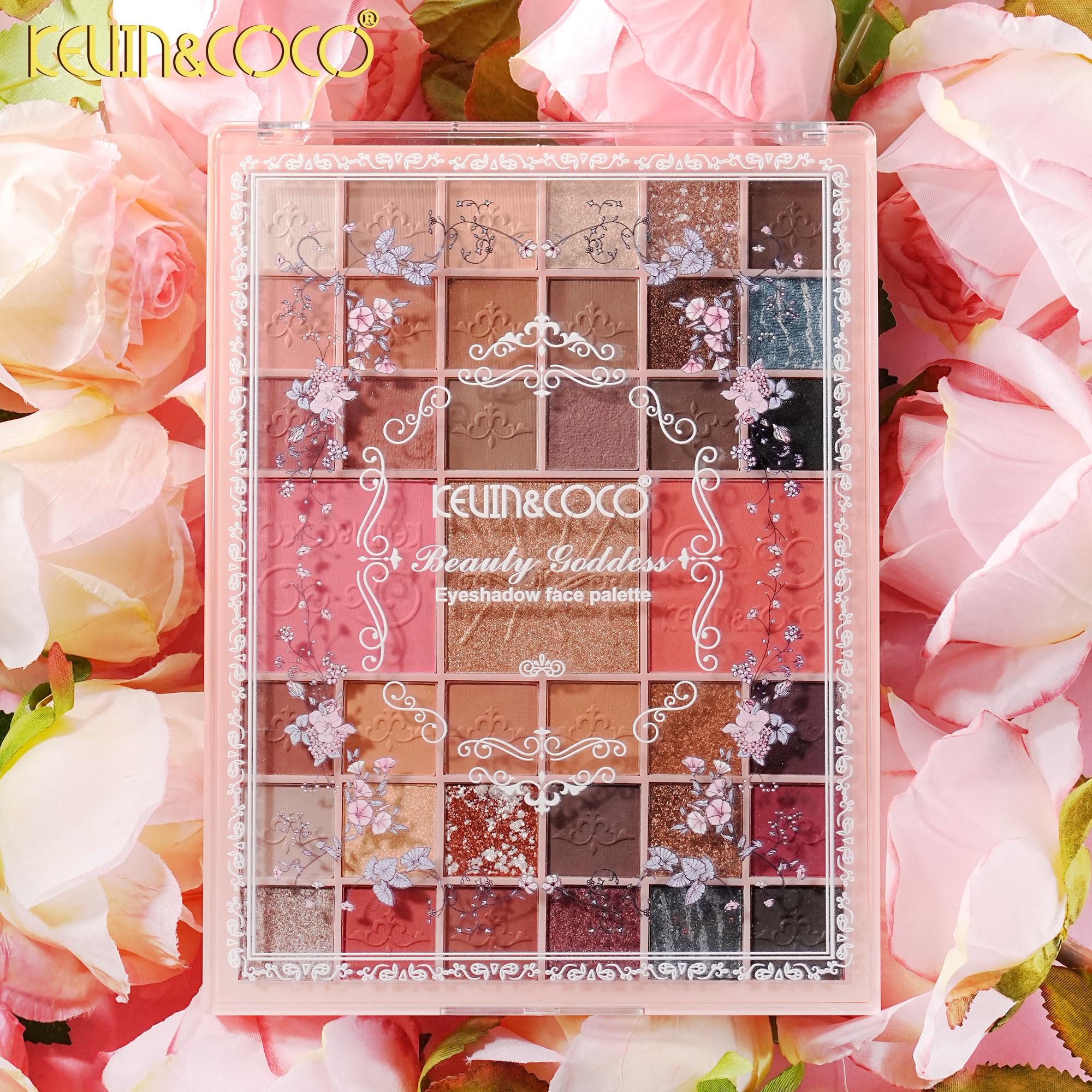 Beauty Goddess 39-Color Eyeshadow Palette -6PCS(KC1587)